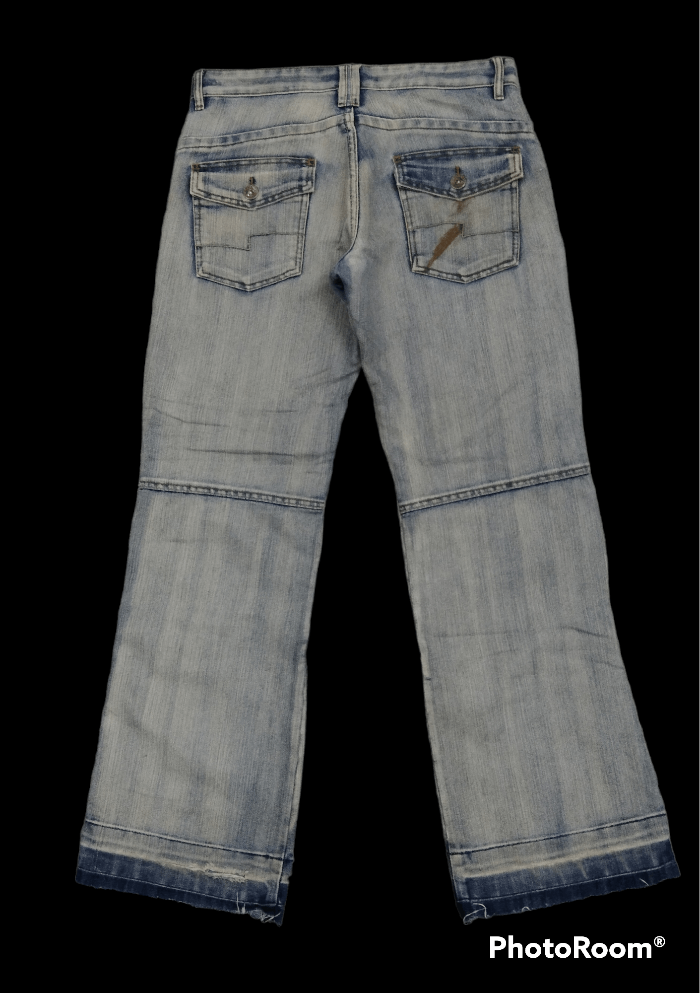 Japanese Brand FLARE RECONSTRUCTED SICK IDENTIC DENIM PANTS Size US 32 / EU 48 - 2 Thumbnail