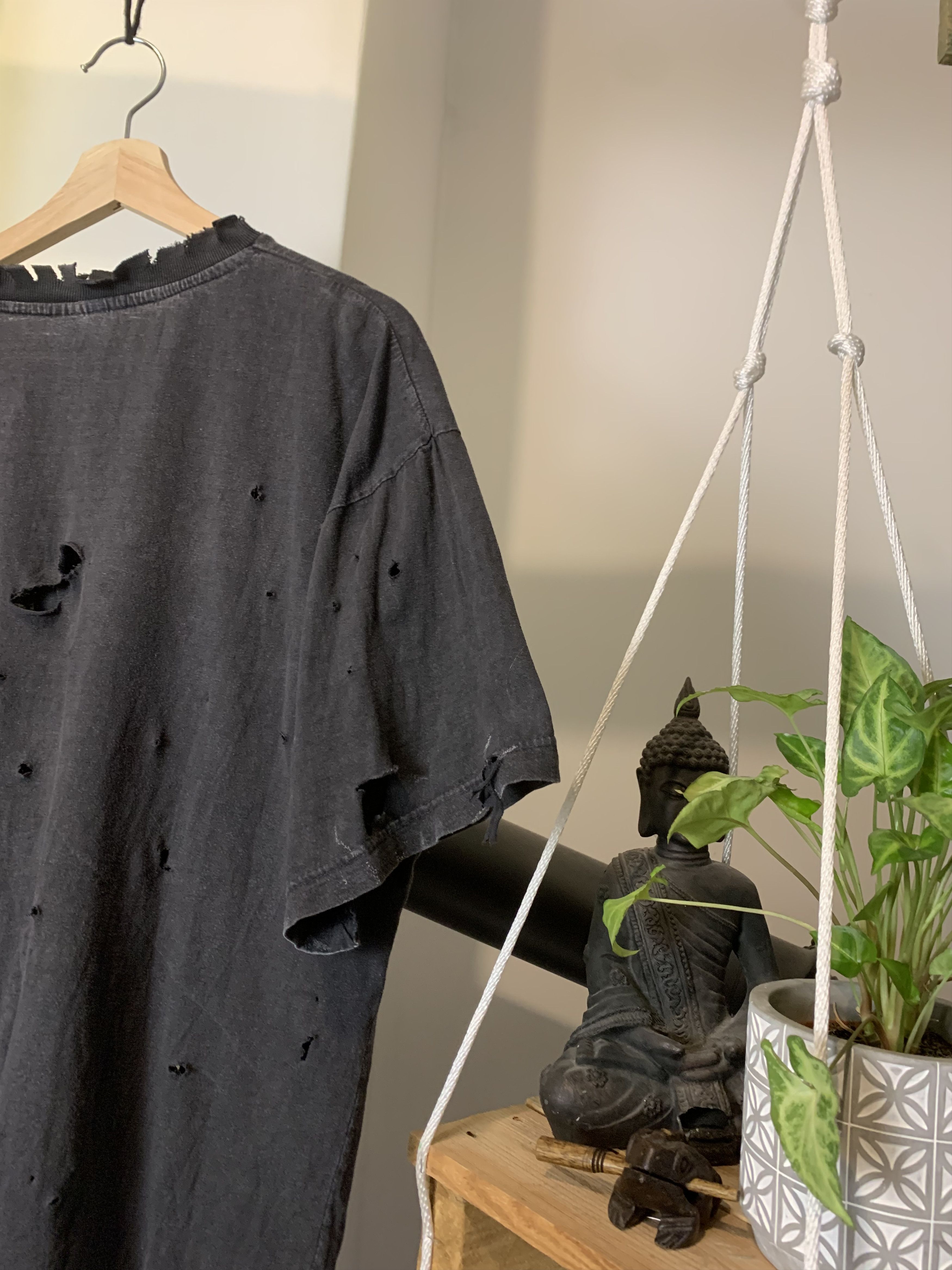 Vintage 90s Distressed Sun Faded Native American Bike Tee Size US XL / EU 56 / 4 - 15 Thumbnail
