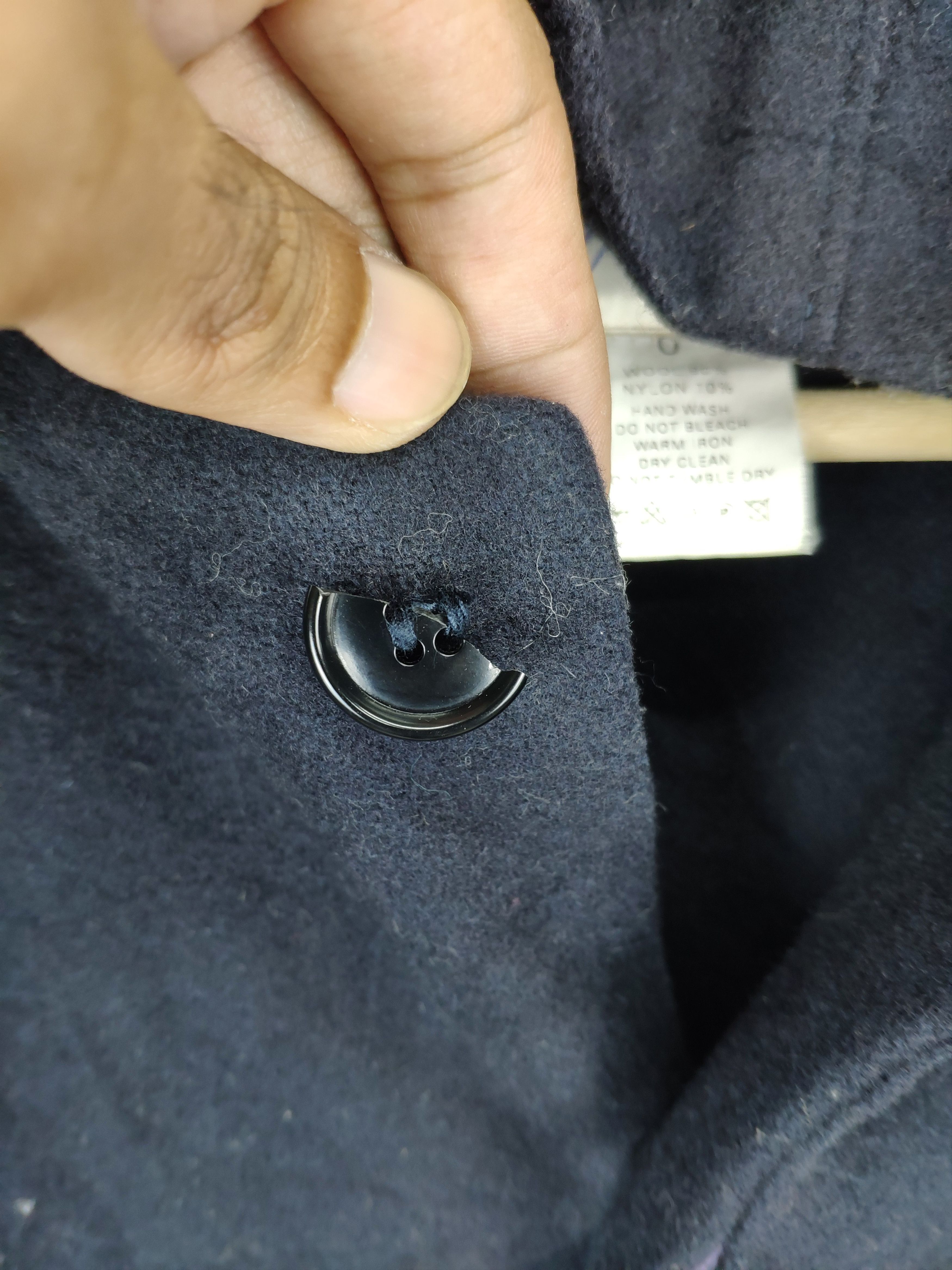Designer × Japanese Brand Vintage Japanese Wool Hooded Jacket Black Size US M / EU 48-50 / 2 - 10 Thumbnail