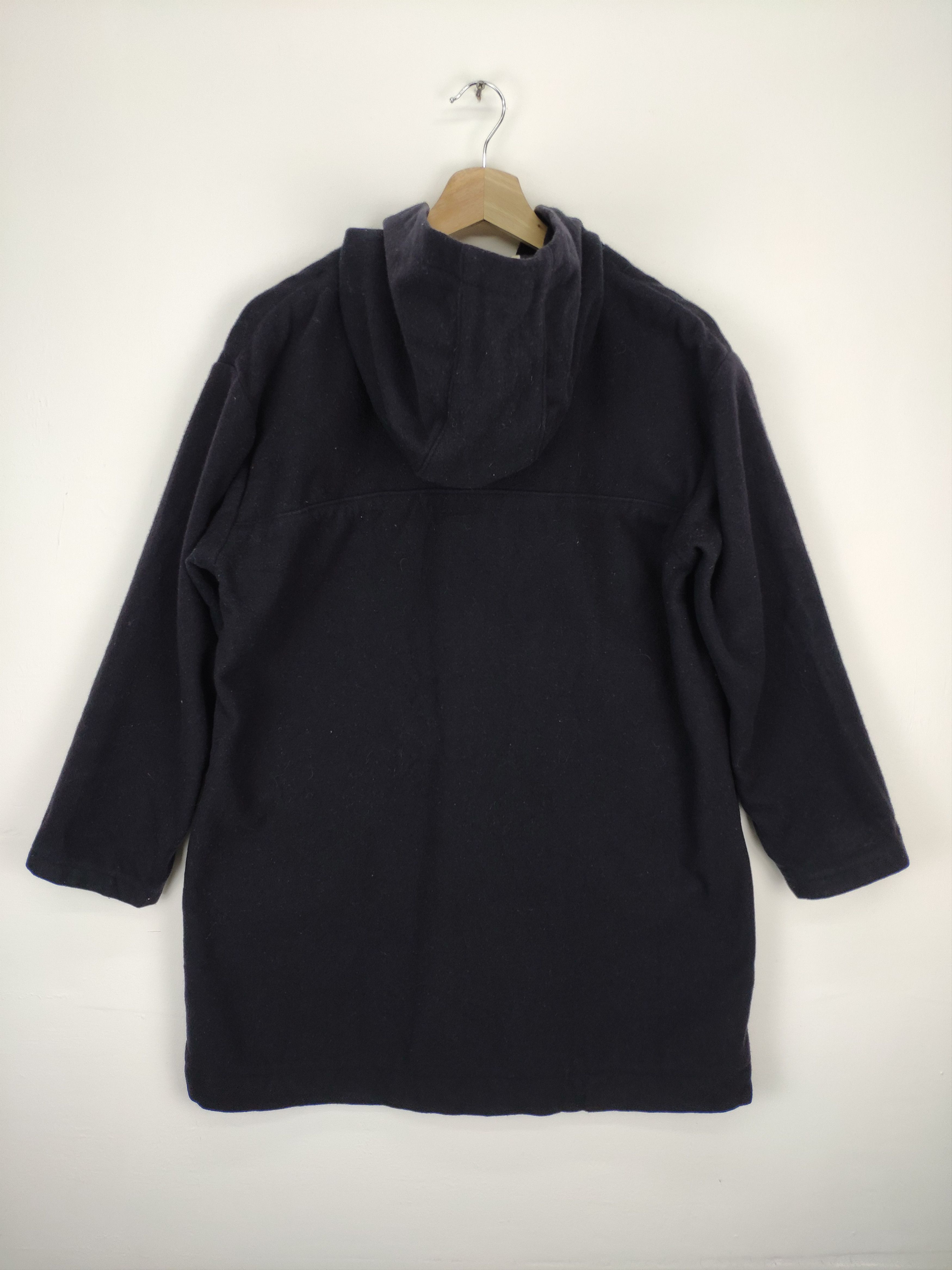 Designer × Japanese Brand Vintage Japanese Wool Hooded Jacket Black Size US M / EU 48-50 / 2 - 18 Thumbnail