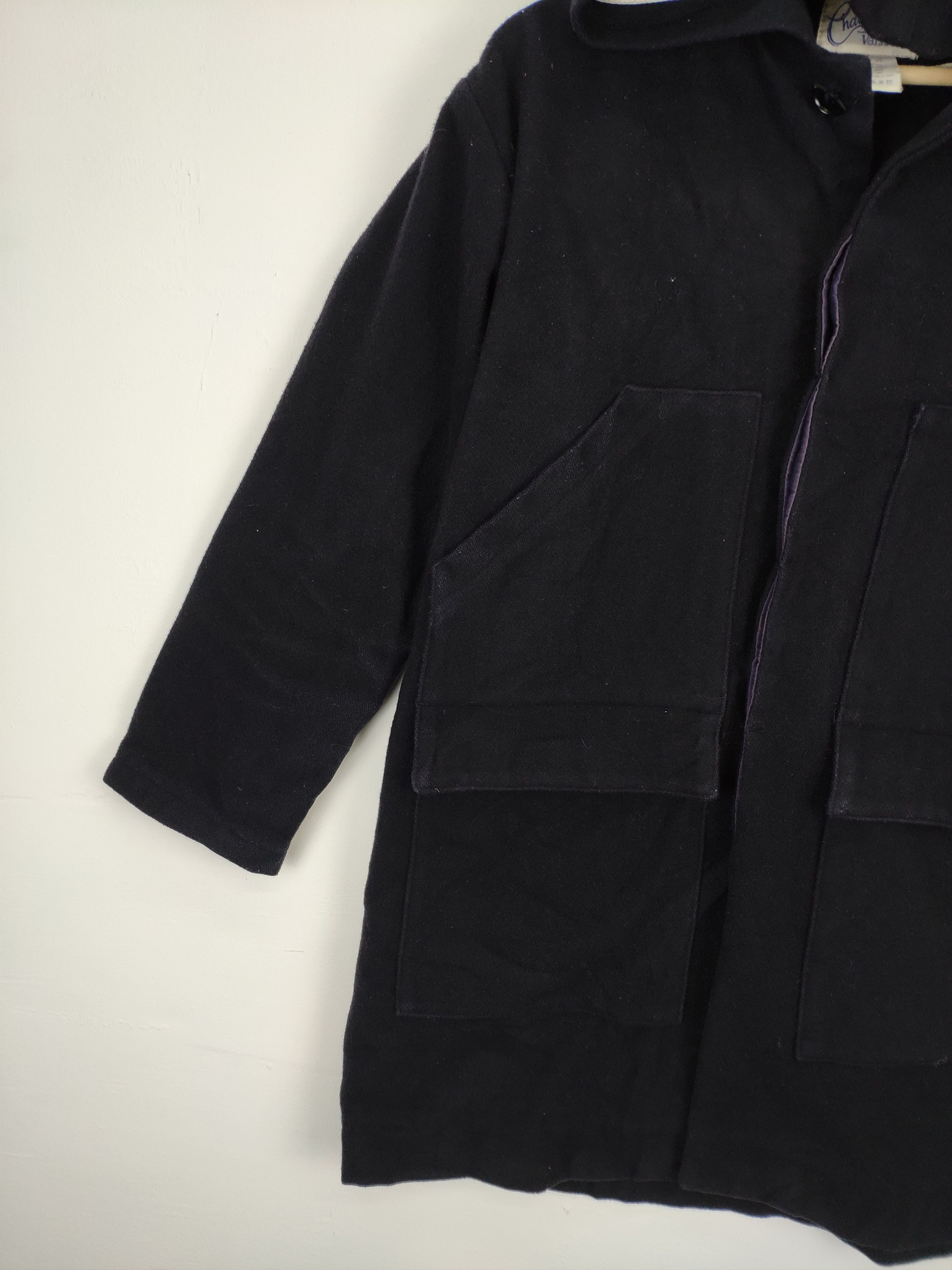Designer × Japanese Brand Vintage Japanese Wool Hooded Jacket Black Size US M / EU 48-50 / 2 - 7 Thumbnail