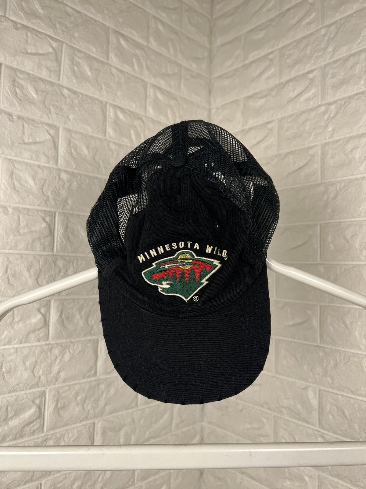 vintage minnesota wild baseball cap retro sportswear old time hockey NHL  mesh in 2023
