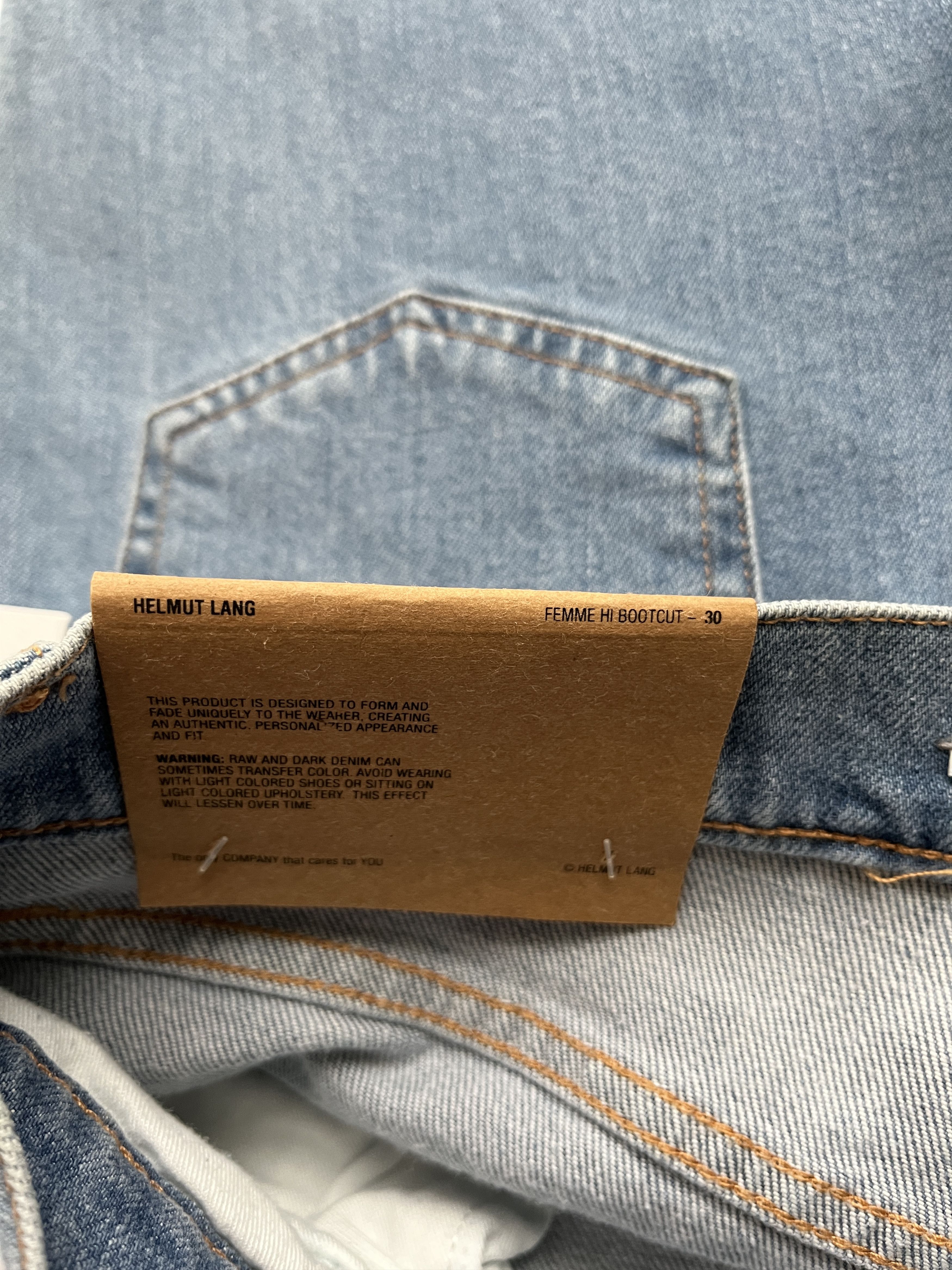 Helmut Lang ⚡️QUICK SALE⚡️Helmut Lang Boot-Cut High Rise Jeans Pants Size 30" / US 8 / IT 44 - 4 Thumbnail