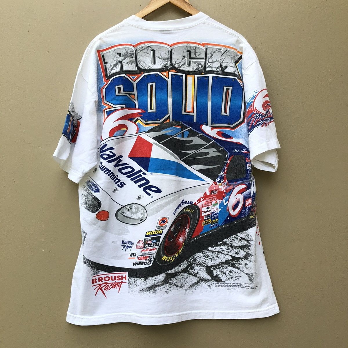 NASCAR × Vintage Vintage nascar 90s ovp t shirt Size US XL / EU 56 / 4 - 6 Thumbnail