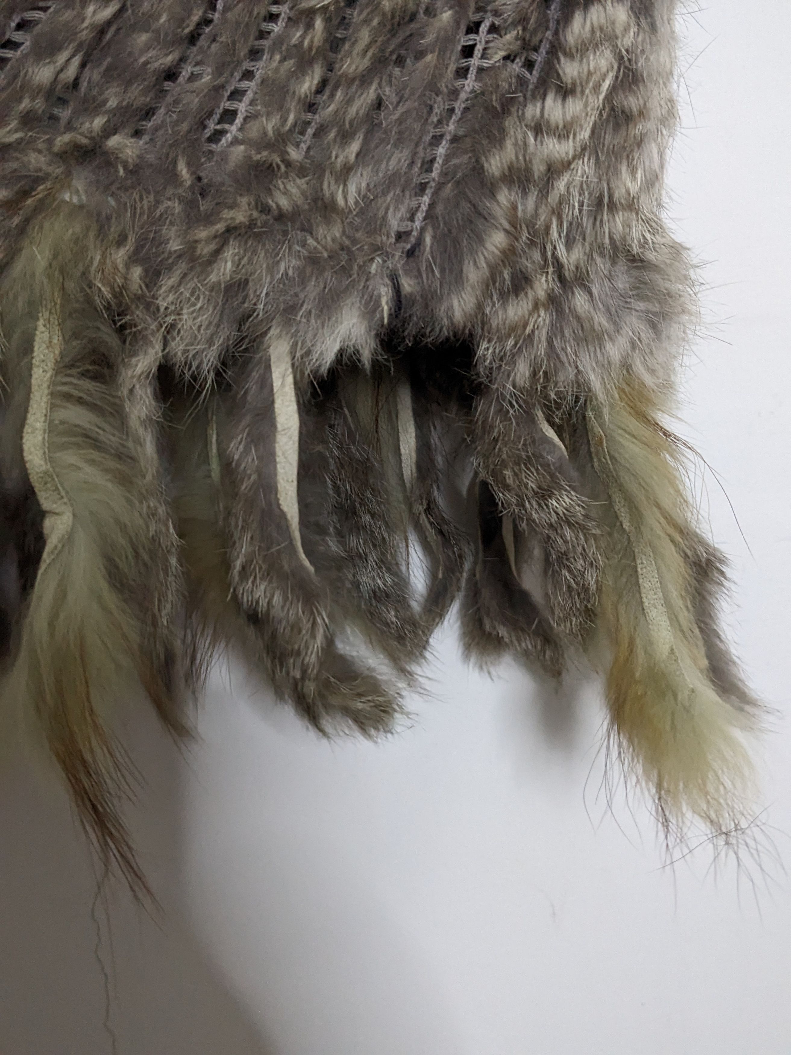 If Six Was Nine × Japanese Brand Rare Fur Feathers Gypsy Gilet Vest Jacket Womens Size M / US 6-8 / IT 42-44 - 13 Thumbnail