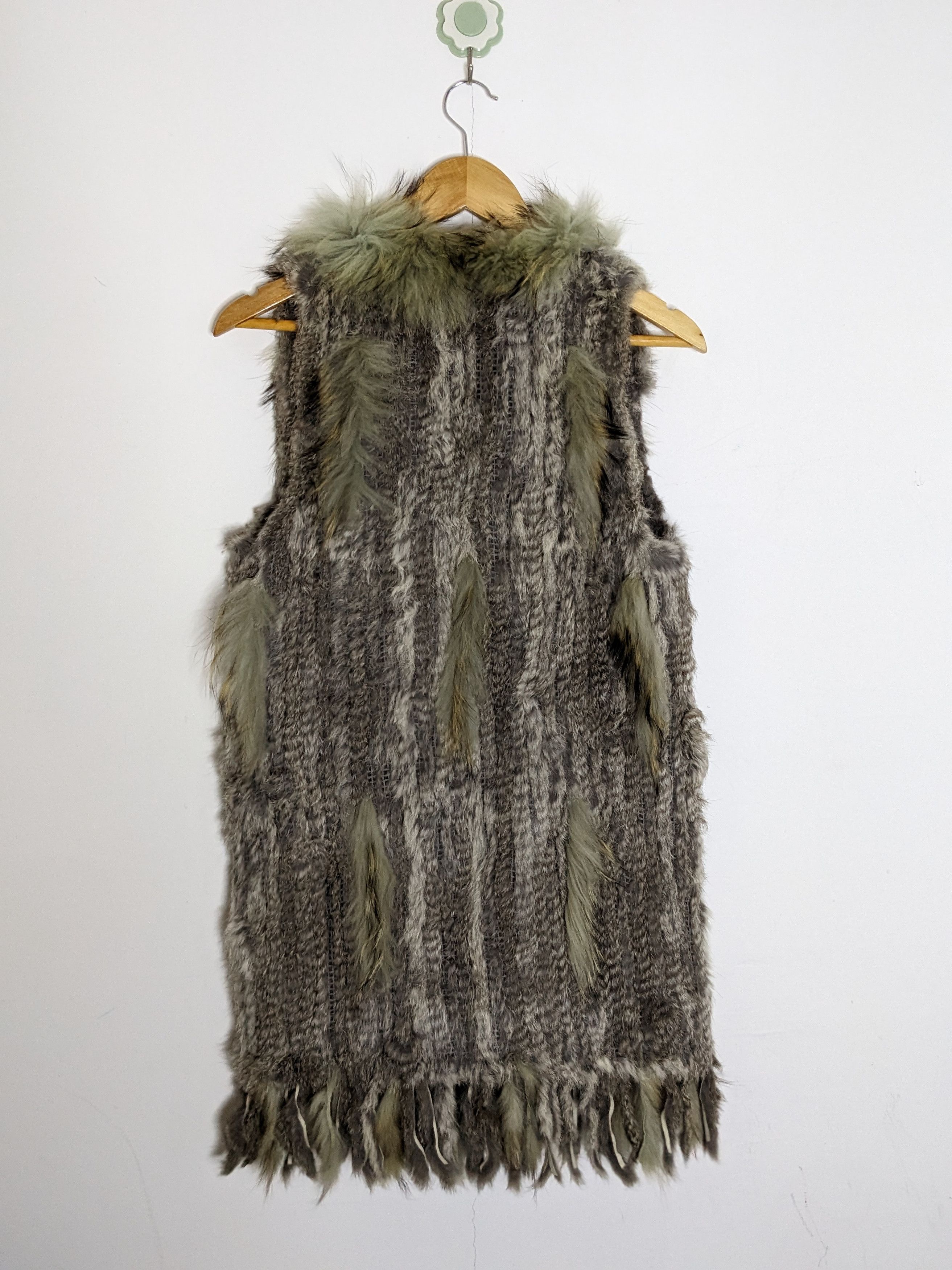 If Six Was Nine × Japanese Brand Rare Fur Feathers Gypsy Gilet Vest Jacket Womens Size M / US 6-8 / IT 42-44 - 6 Thumbnail