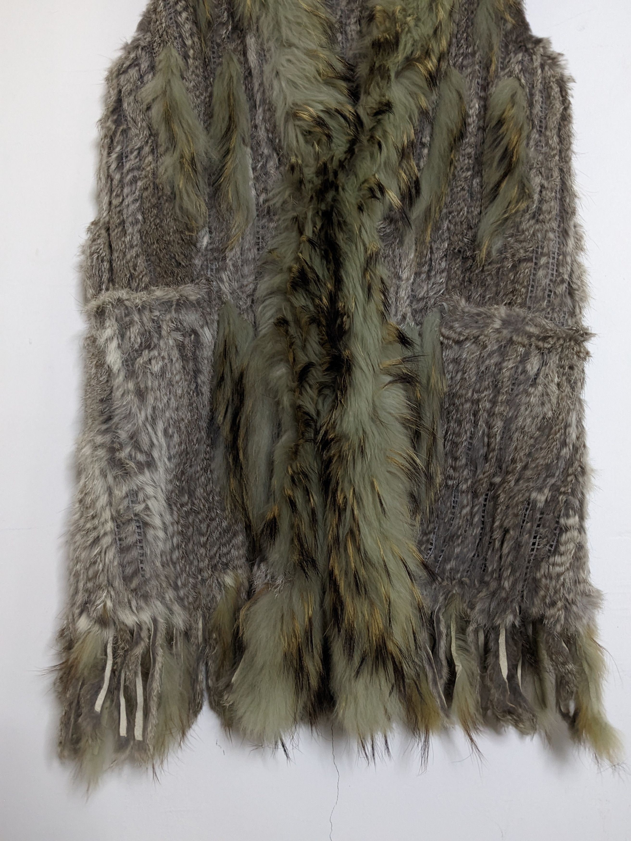 If Six Was Nine × Japanese Brand Rare Fur Feathers Gypsy Gilet Vest Jacket Womens Size M / US 6-8 / IT 42-44 - 4 Thumbnail