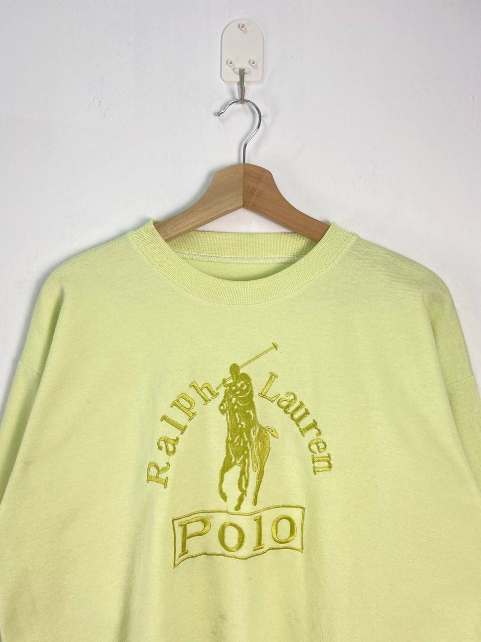 Vintage Vintage polo ralph lauren sweatshirt big logo spellout Size US L / EU 52-54 / 3 - 2 Thumbnail