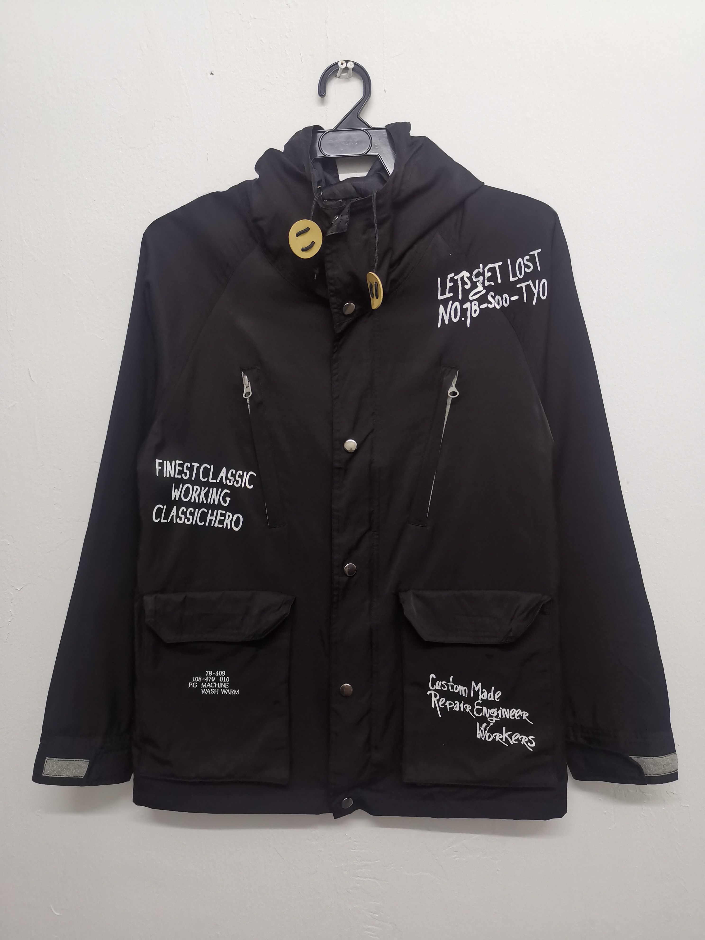 image of Designer Program Tyo Japan "investment Clothing" Jacket in Black, Men's (Size Medium)