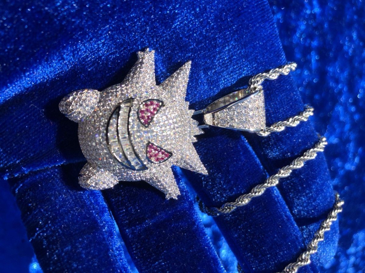 Jewelry Gengar Pendant Diamond Chain Diamond Pendant Size ONE SIZE - 3 Thumbnail