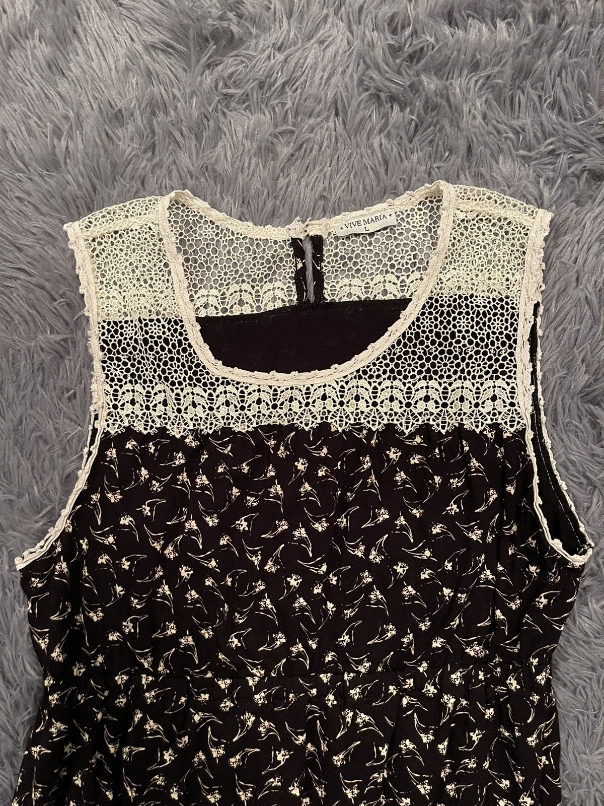Designer + Vive Maria + avant garde Victorian dress with lace Size L / US 10 / IT 46 - 2 Thumbnail