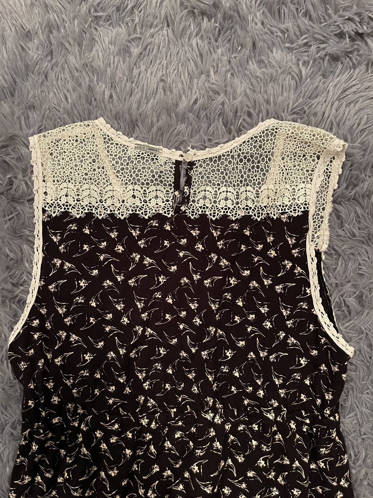 Designer + Vive Maria + avant garde Victorian dress with lace Size L / US 10 / IT 46 - 8 Thumbnail