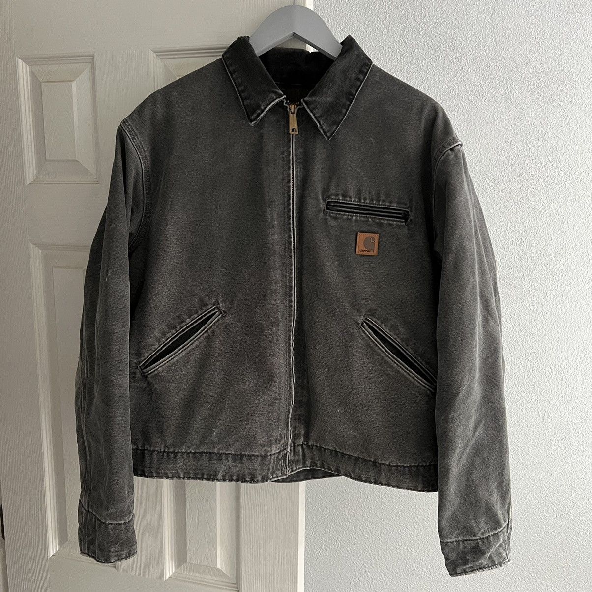 RARE Carhartt Detroit Jacket MEDIUM J97 Gravel Grey GVL