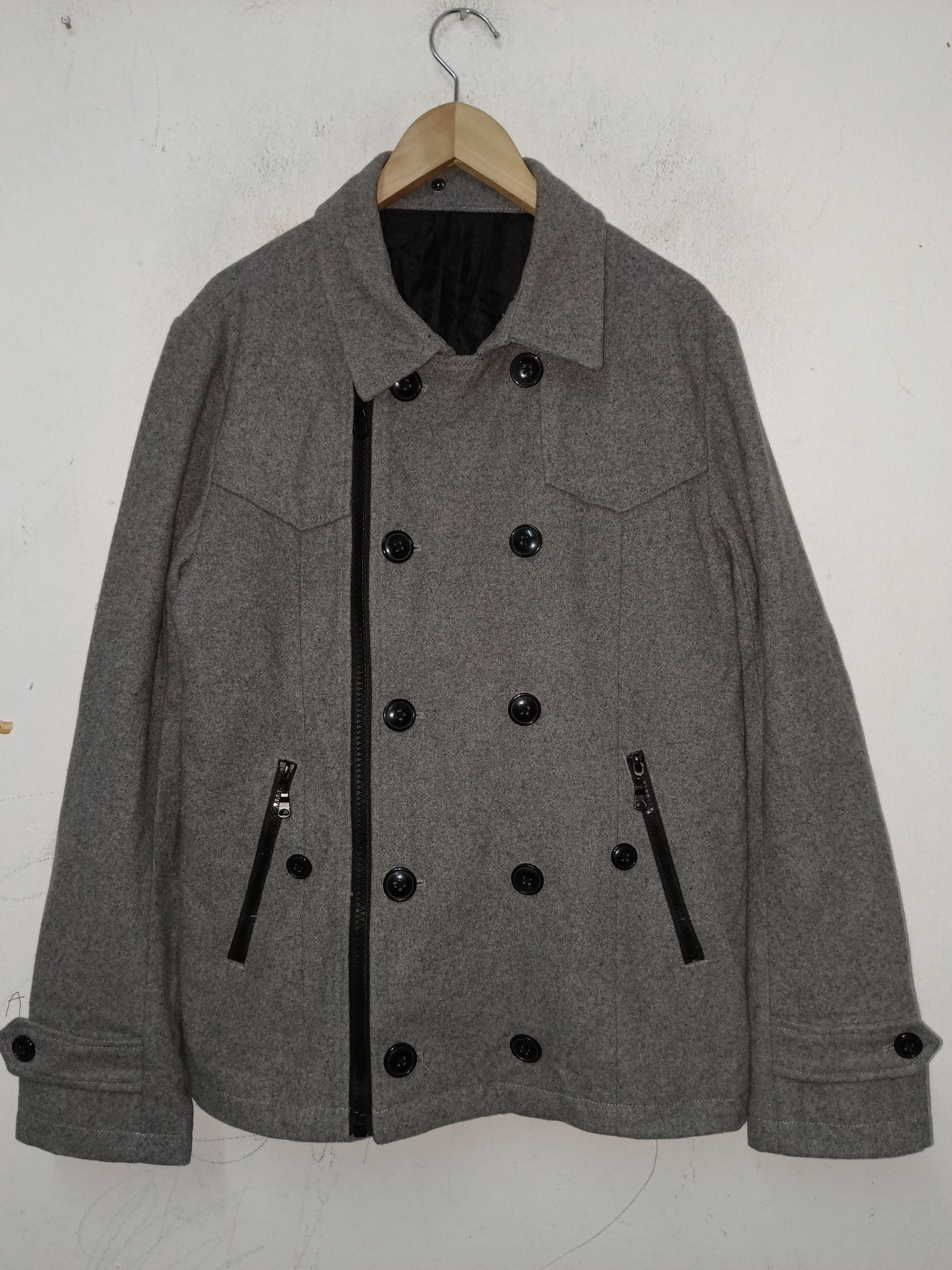 Japanese Brand Semantic Design Wool Jacket