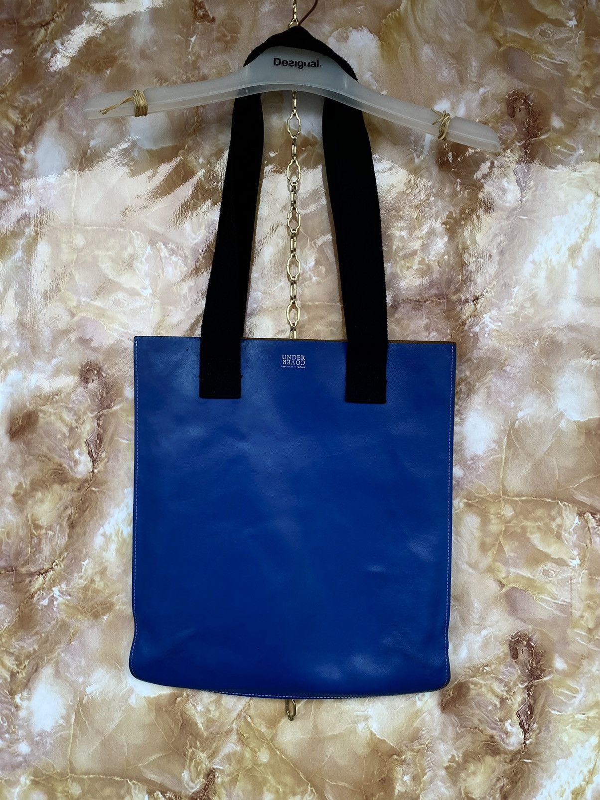 Undercover Undercover leather blue tote shoulder bag shopper Size ONE SIZE - 2 Thumbnail