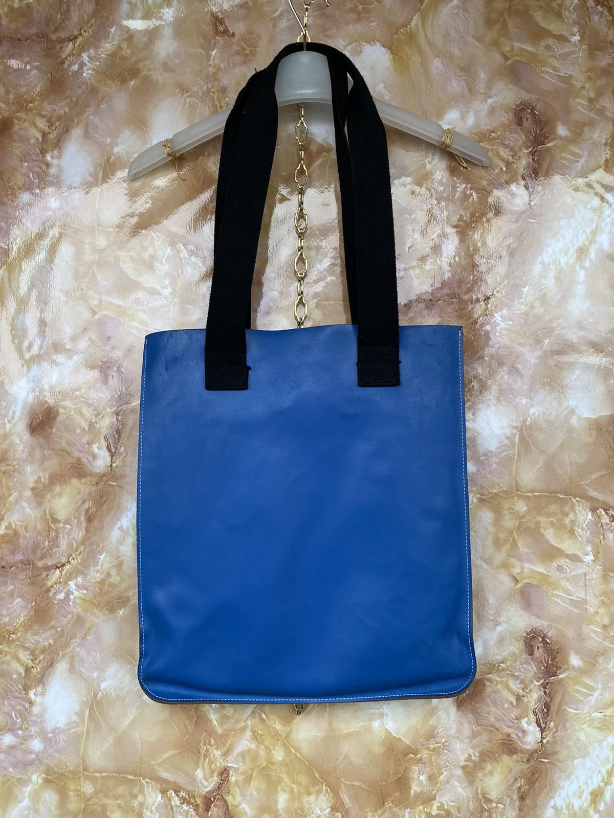 Undercover Undercover leather blue tote shoulder bag shopper Size ONE SIZE - 6 Thumbnail