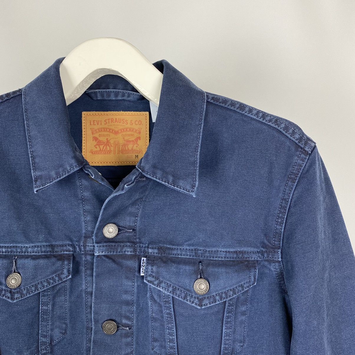 Levi's Levi’s Type 3 Garment Dyed Duck Cotton Trucker Jacket Size US M / EU 48-50 / 2 - 2 Thumbnail