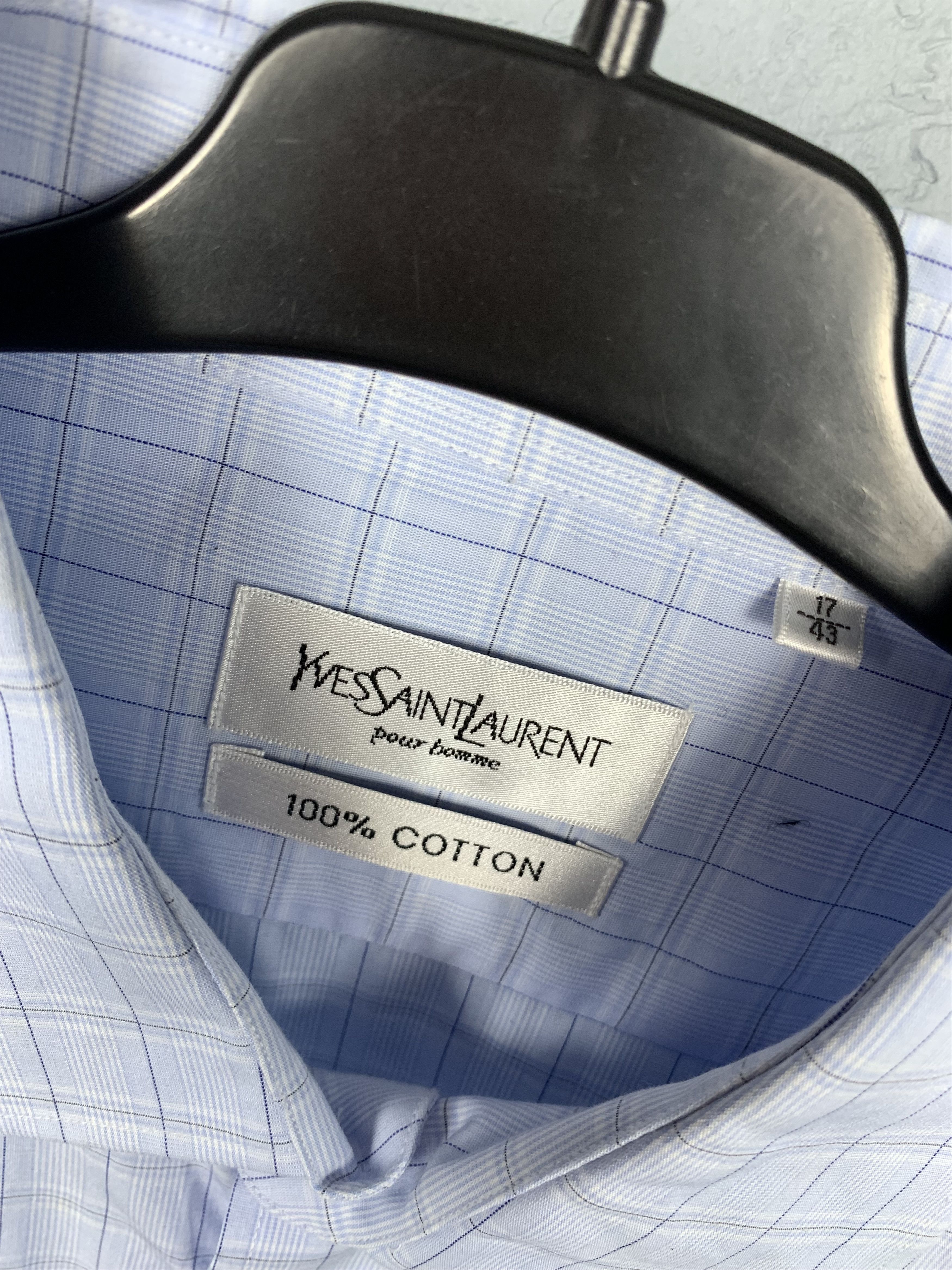 Yves Saint Laurent Yves Saint Laurent YSL Mens Long Sleeve Shirt Size US XL / EU 56 / 4 - 3 Thumbnail