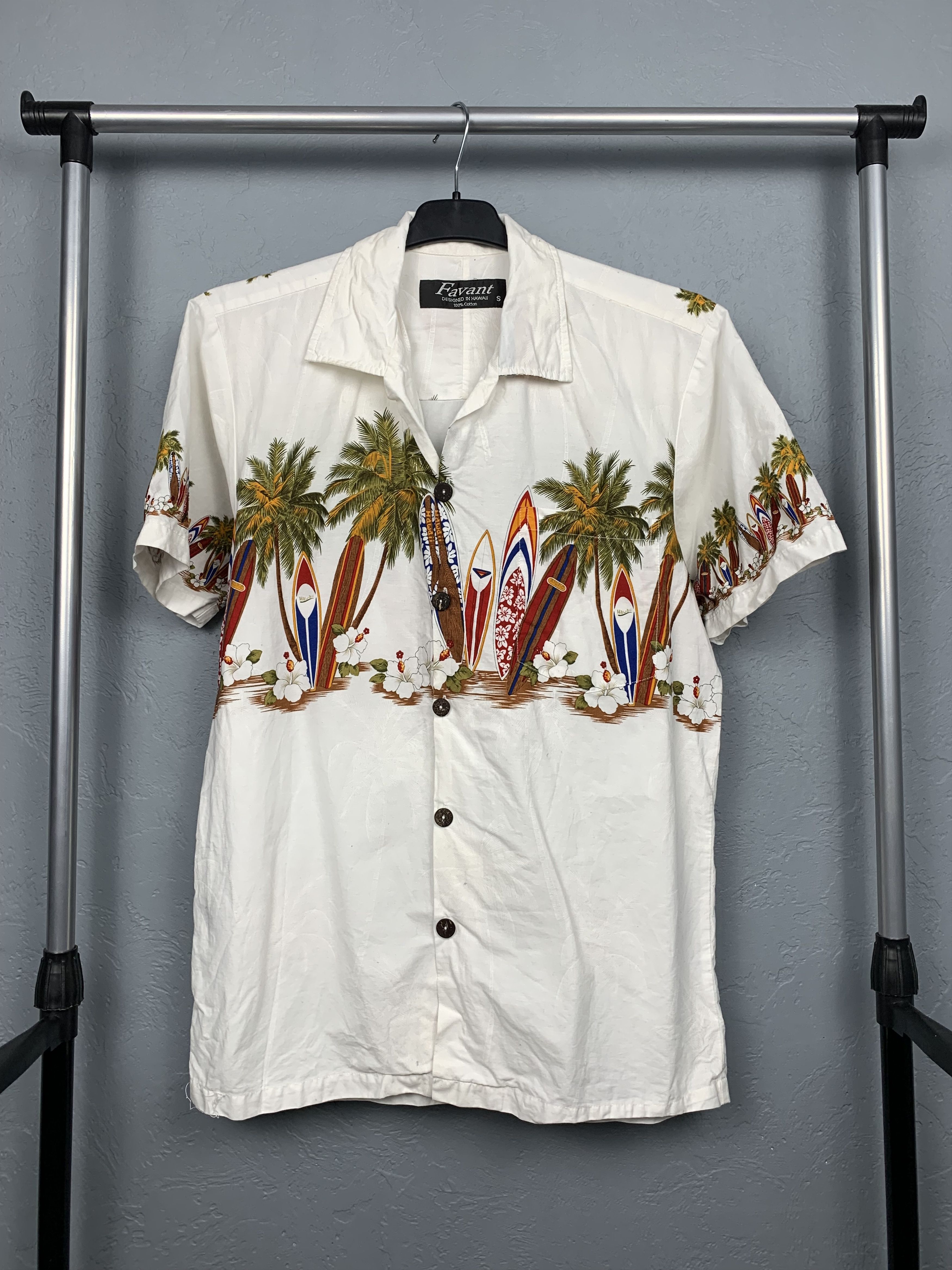 Other Vintage Mens Hawaiian ALOHA shirt Size US S / EU 44-46 / 1 - 1 Thumbnail