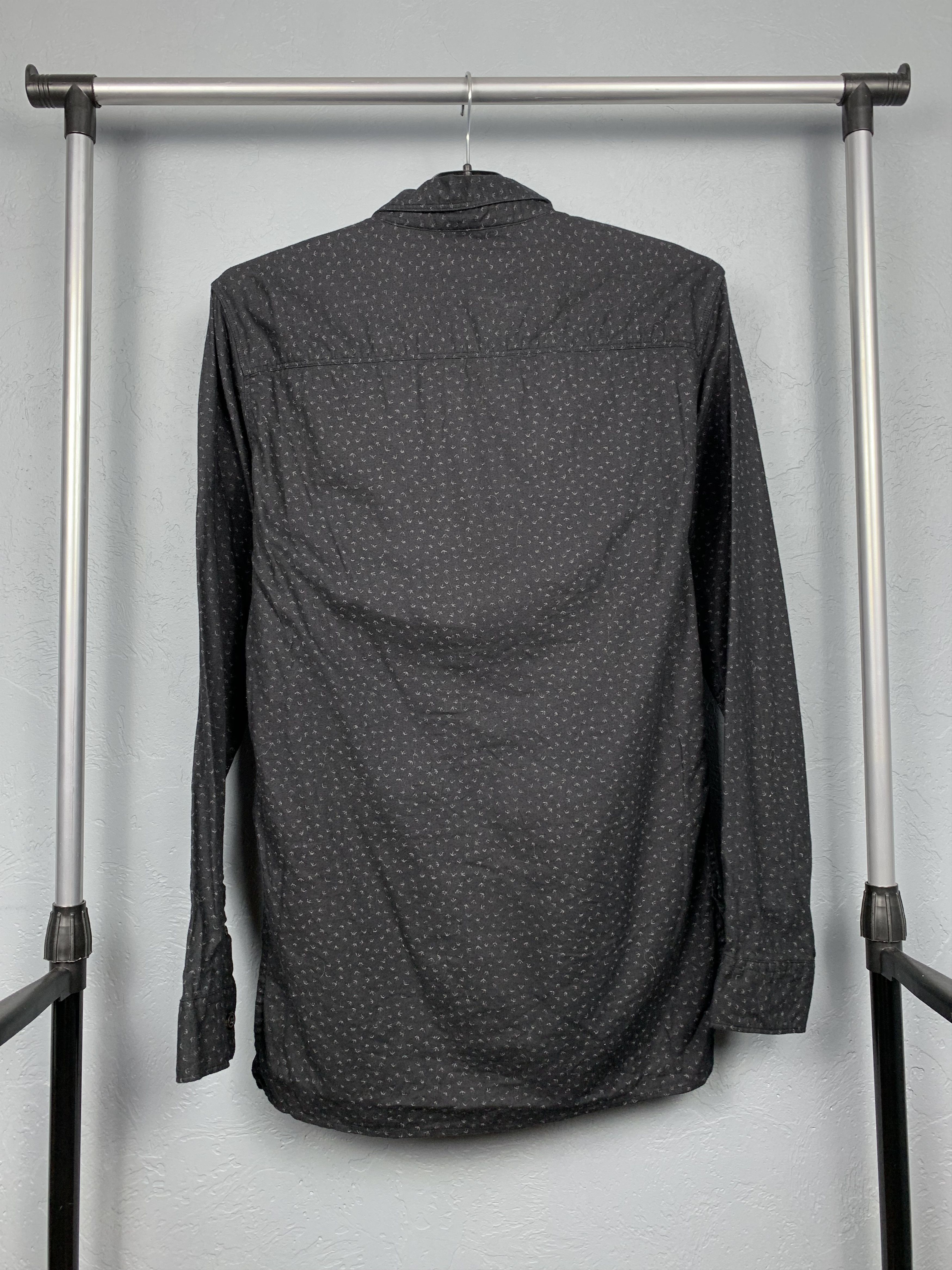 Allsaints All Saints Mens Printed Long Sleeve Shirt Size US S / EU 44-46 / 1 - 5 Thumbnail