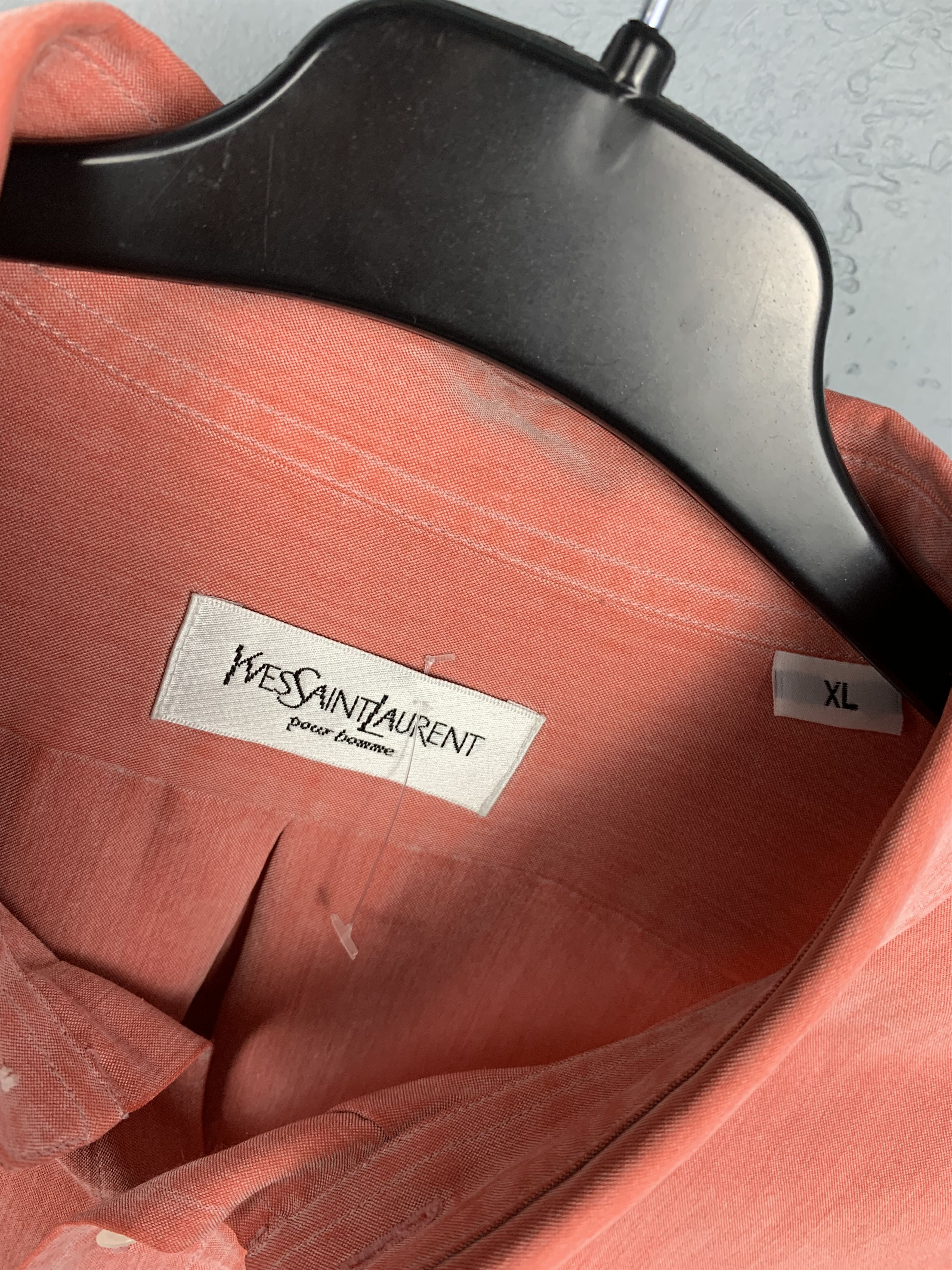 Yves Saint Laurent Yves Saint Laurent YSL Mens Long Sleeve Shirt Size US XXL / EU 58 / 5 - 3 Thumbnail
