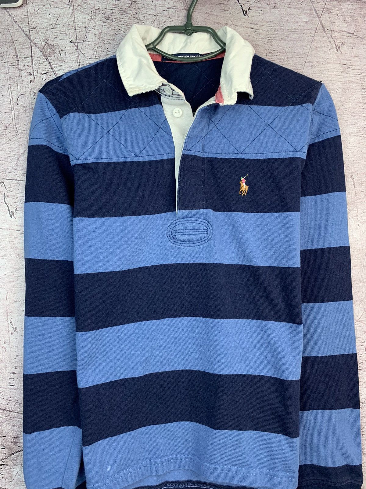 Polo Ralph Lauren × Ralph Lauren Vintage Polo Ralph Lauren Rugby Long Sleeve Size M / US 6-8 / IT 42-44 - 2 Thumbnail