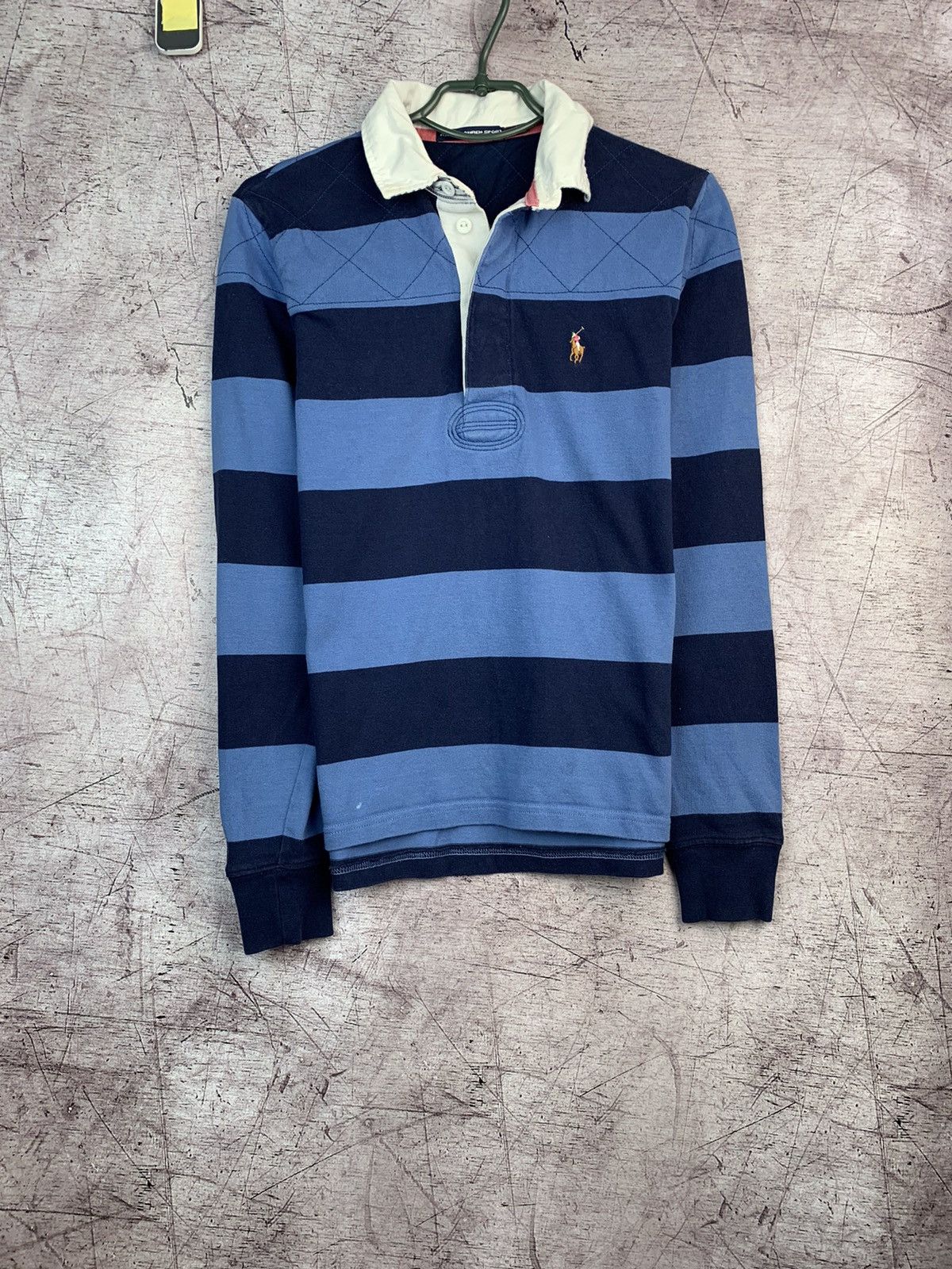 Polo Ralph Lauren × Ralph Lauren Vintage Polo Ralph Lauren Rugby Long Sleeve Size M / US 6-8 / IT 42-44 - 1 Thumbnail