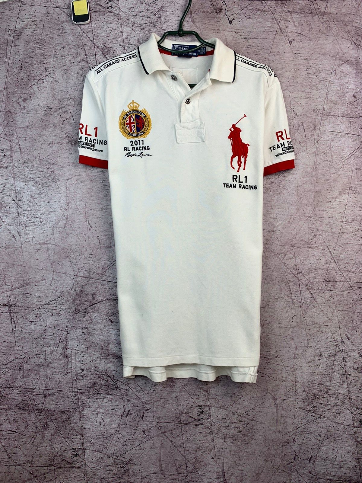 Pre-owned Polo Ralph Lauren X Vintage Polo Ralph Laurent Polo In White