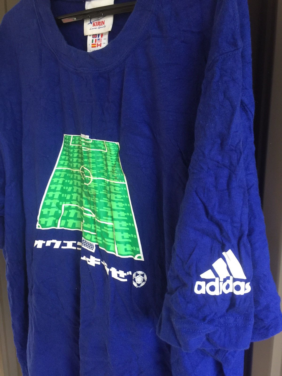 Adidas 🔥Rare🔥Adidas x JFA World Cup Football Tee Size US M / EU 48-50 / 2 - 2 Thumbnail