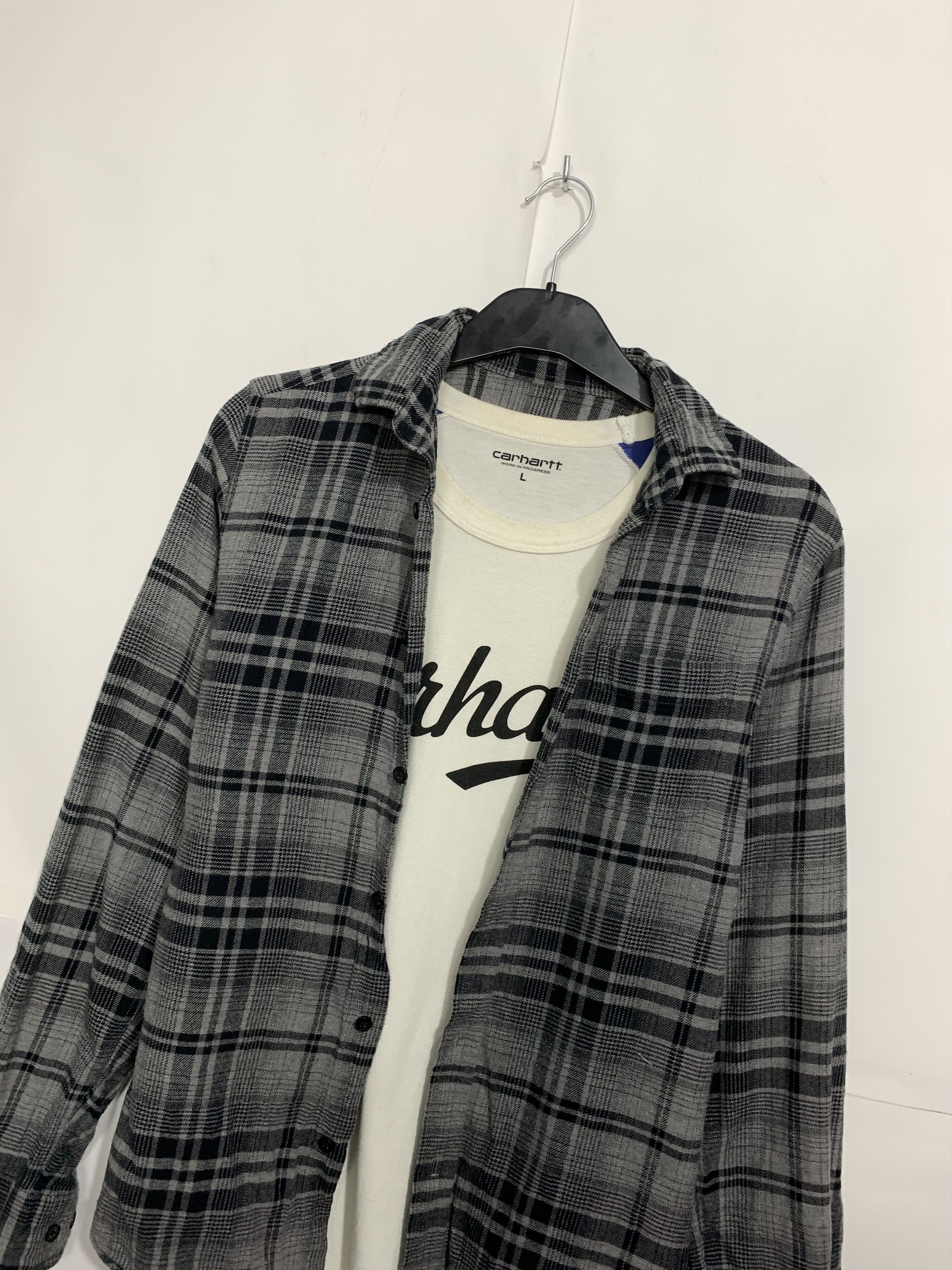 Flannel Vintage Flannel Plaid Shirt Travis style Size US S / EU 44-46 / 1 - 2 Thumbnail