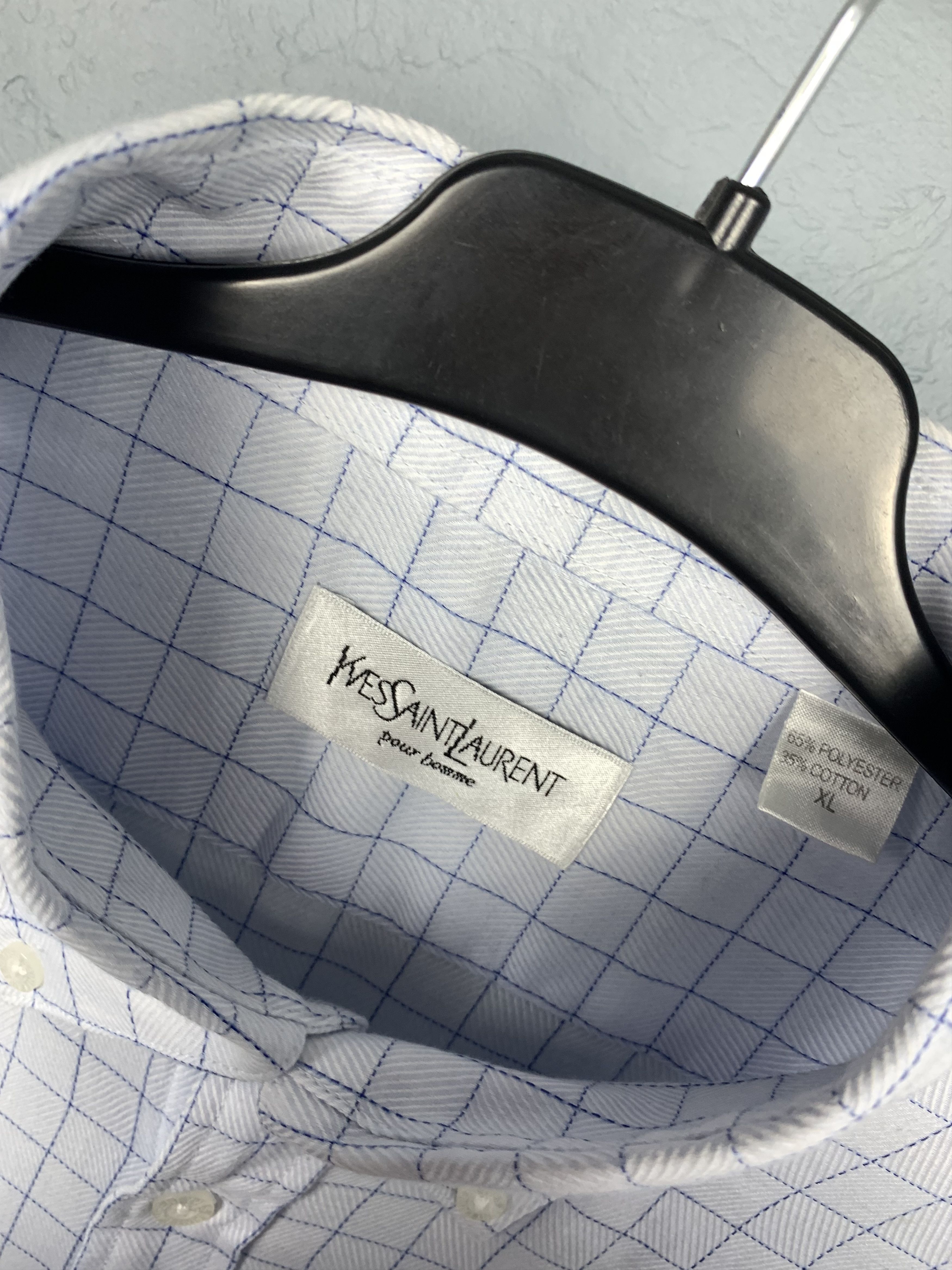 Yves Saint Laurent Yves Saint Laurent YSL mens short sleeve shirt Size US XL / EU 56 / 4 - 3 Thumbnail
