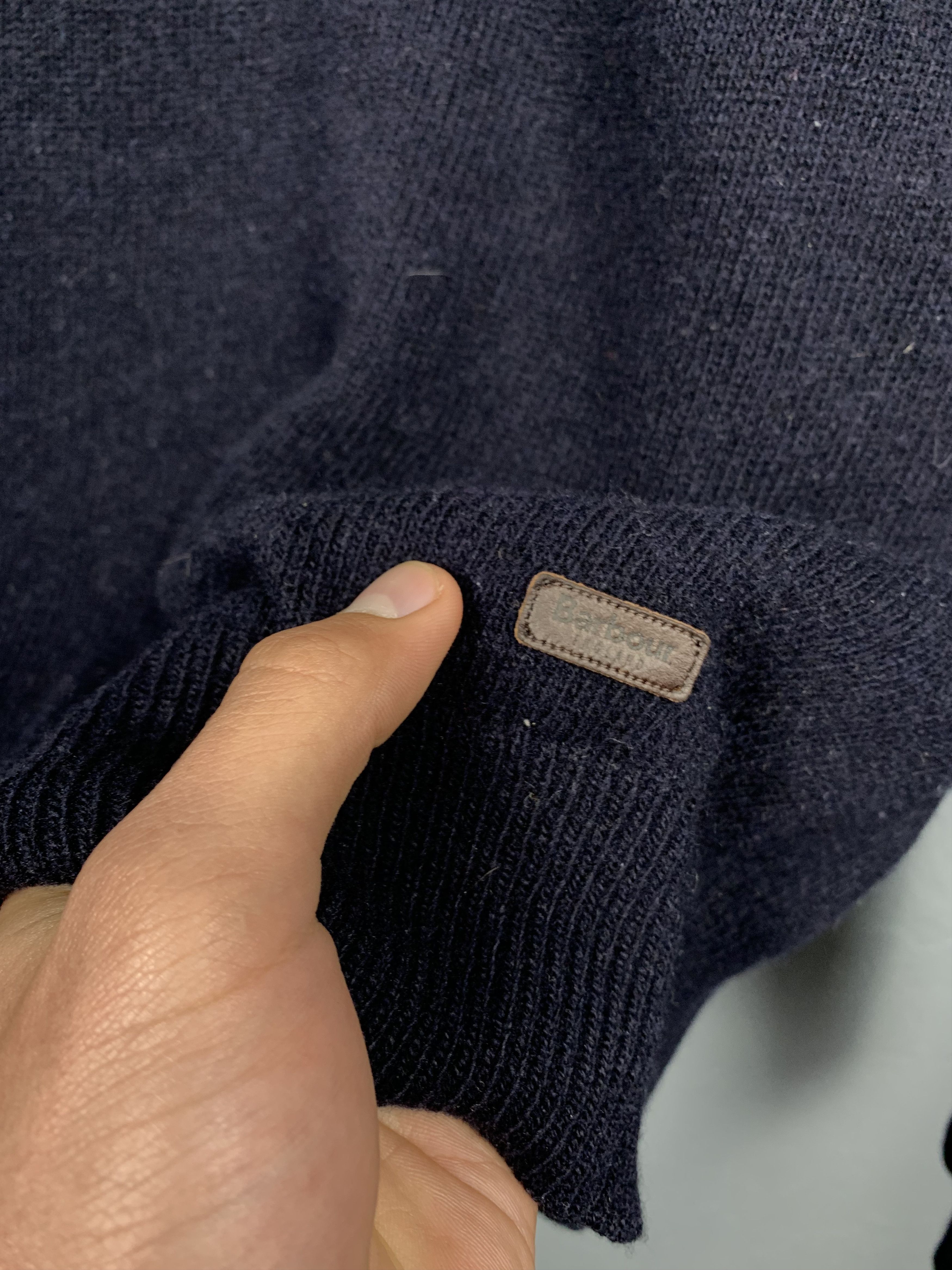 Barbour Barbour Vintage Mens Wool Sweater Size US XL / EU 56 / 4 - 4 Thumbnail