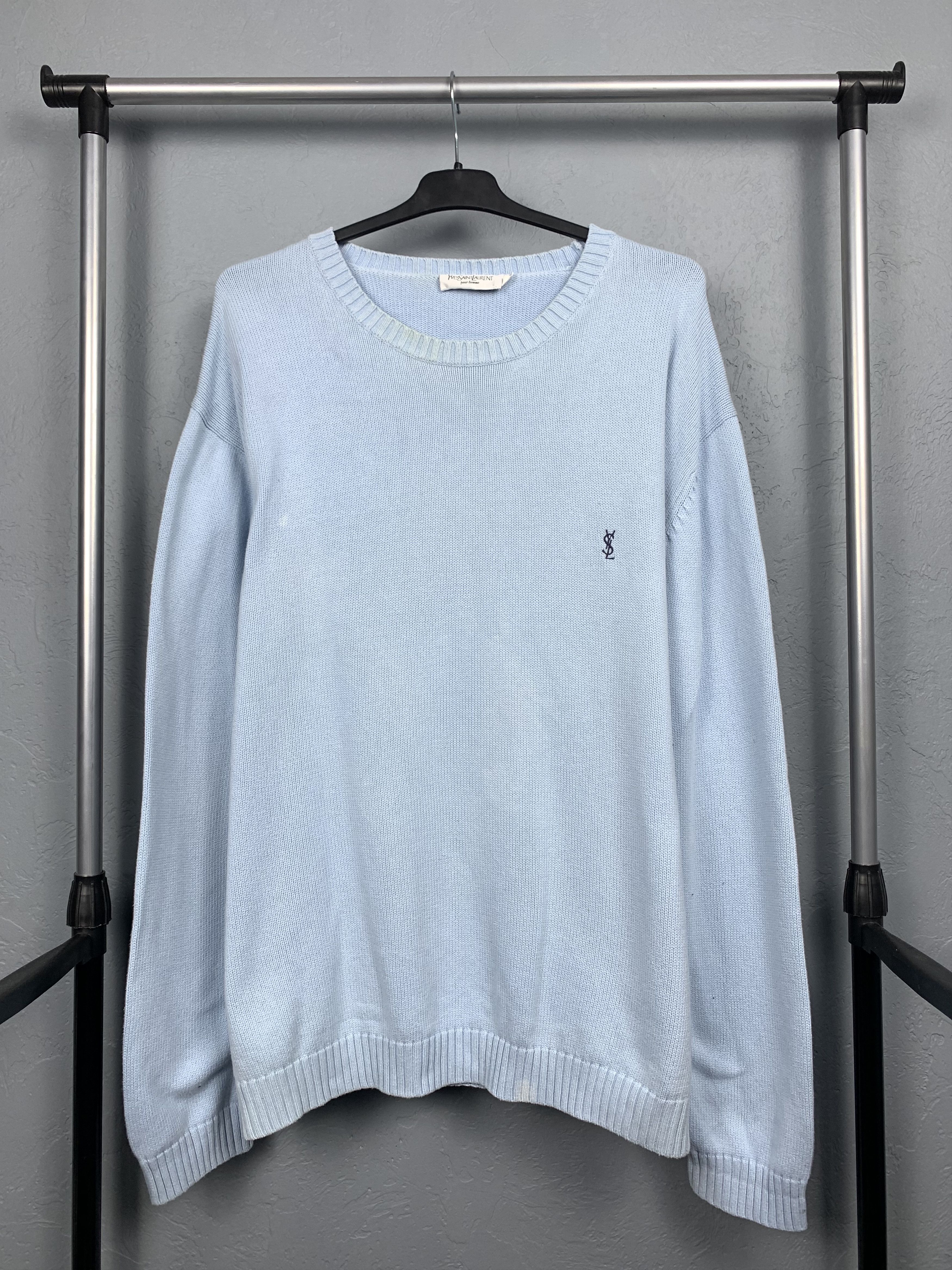 Yves Saint Laurent Yves Saint Laurent YSL Mens Knit Sweater Size US XXL / EU 58 / 5 - 1 Thumbnail