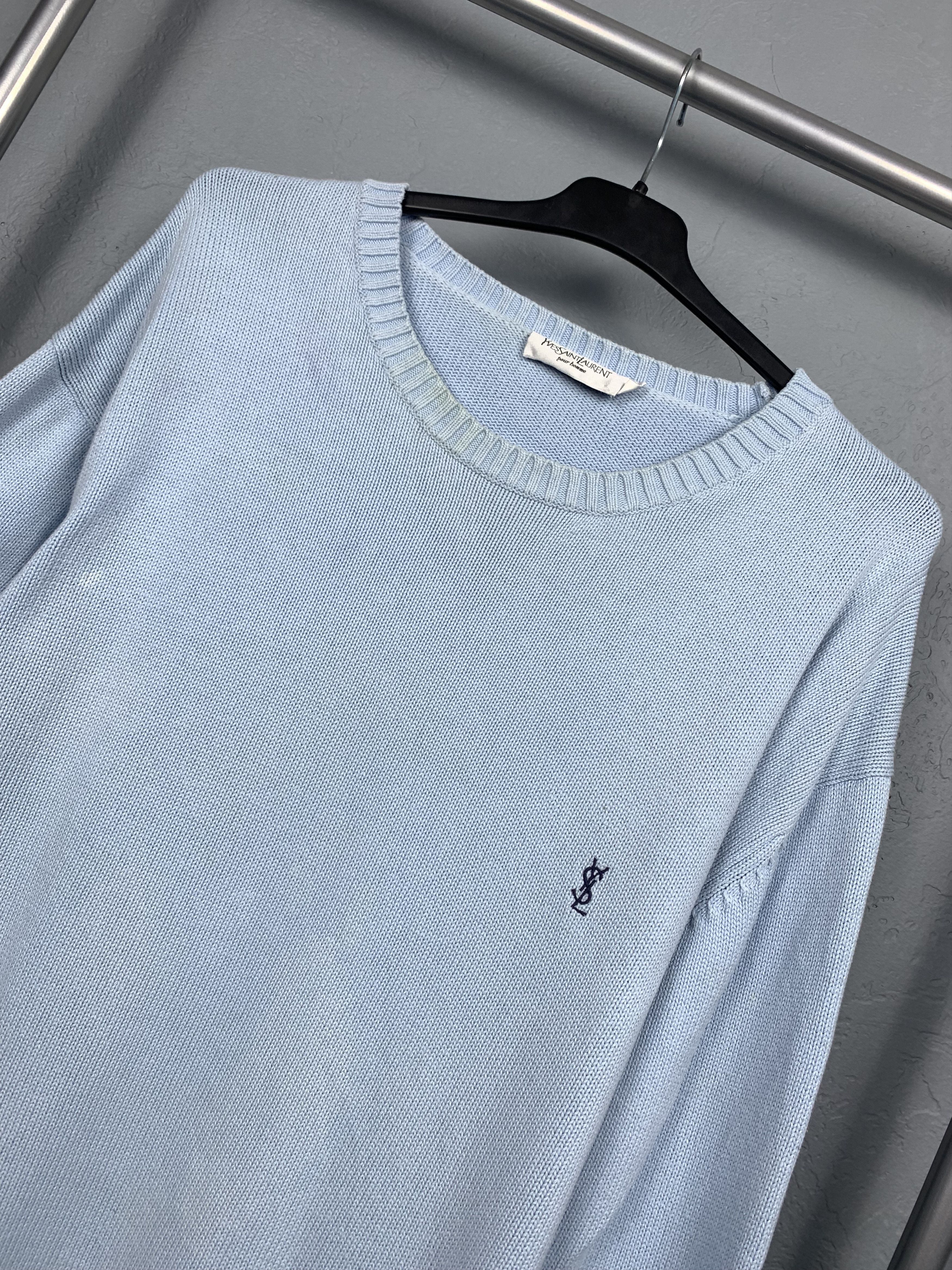 Yves Saint Laurent Yves Saint Laurent YSL Mens Knit Sweater Size US XXL / EU 58 / 5 - 2 Thumbnail