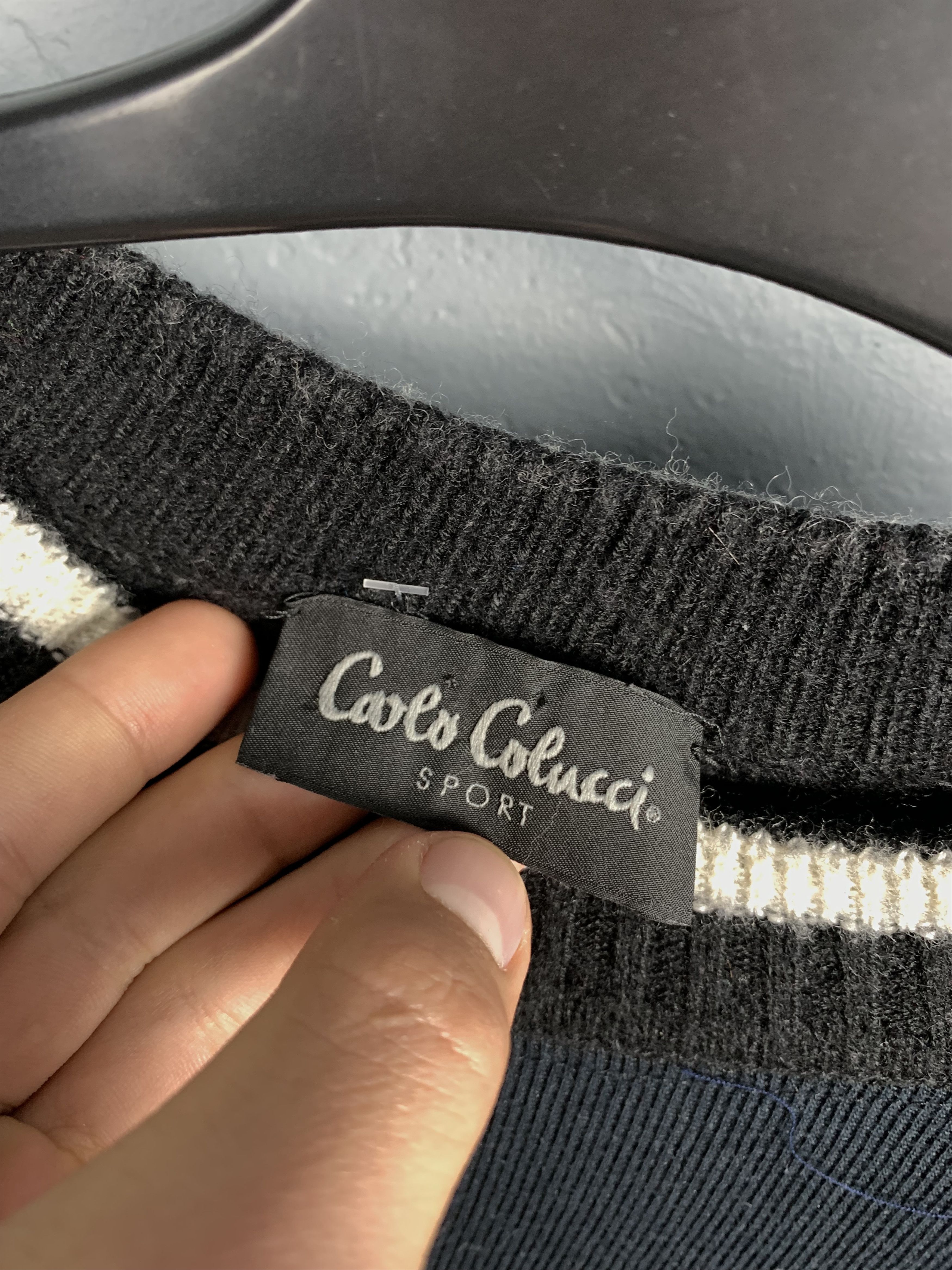 Carlo Colucci × Vintage Carlo Colucci Mens Vintage Knit Crew Neck Sweater Size US XXL / EU 58 / 5 - 3 Thumbnail