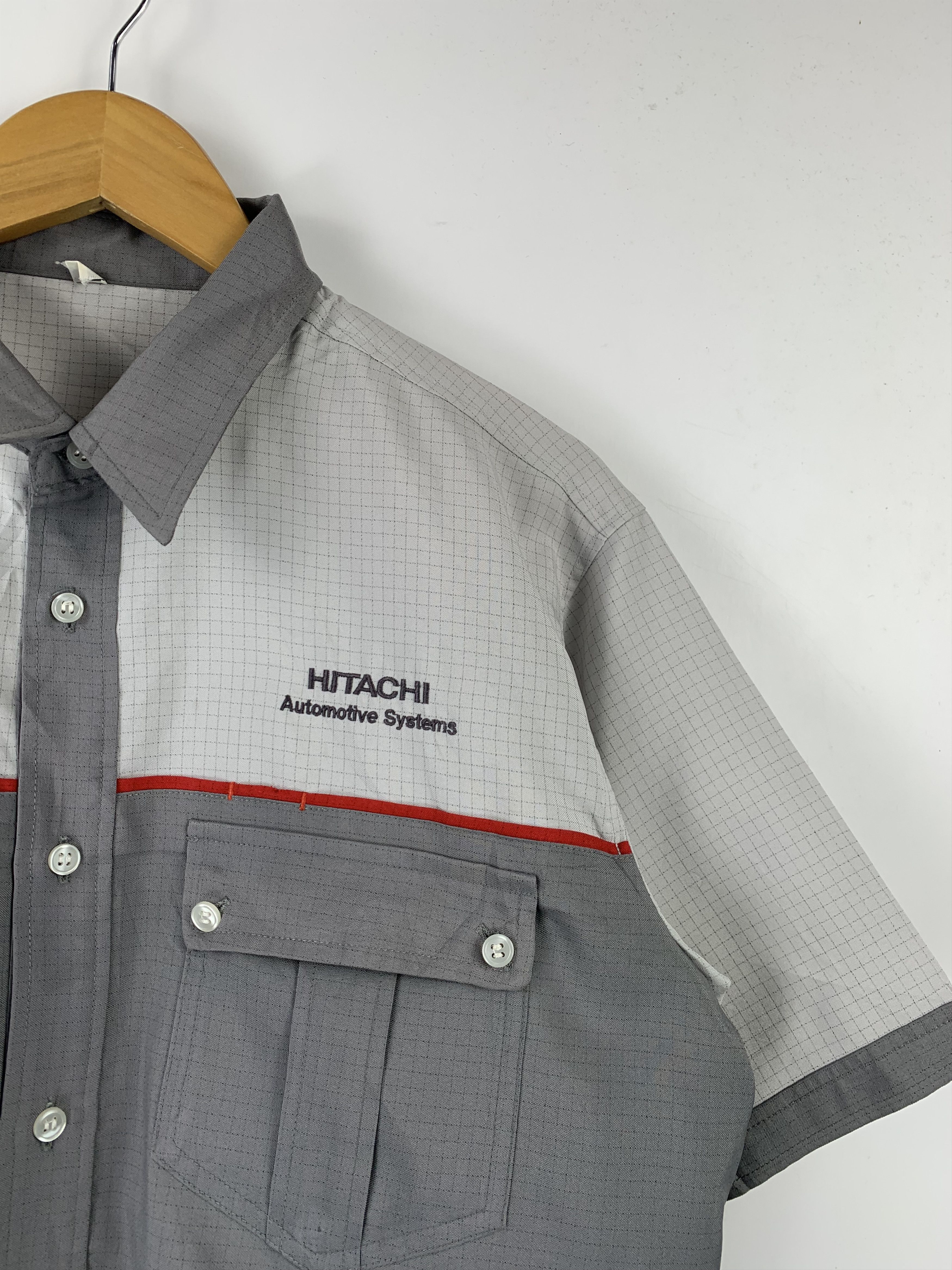 Japanese Brand × Vintage Vintage Hitachi Button Up Workers Jacket J1553 Size US L / EU 52-54 / 3 - 5 Thumbnail