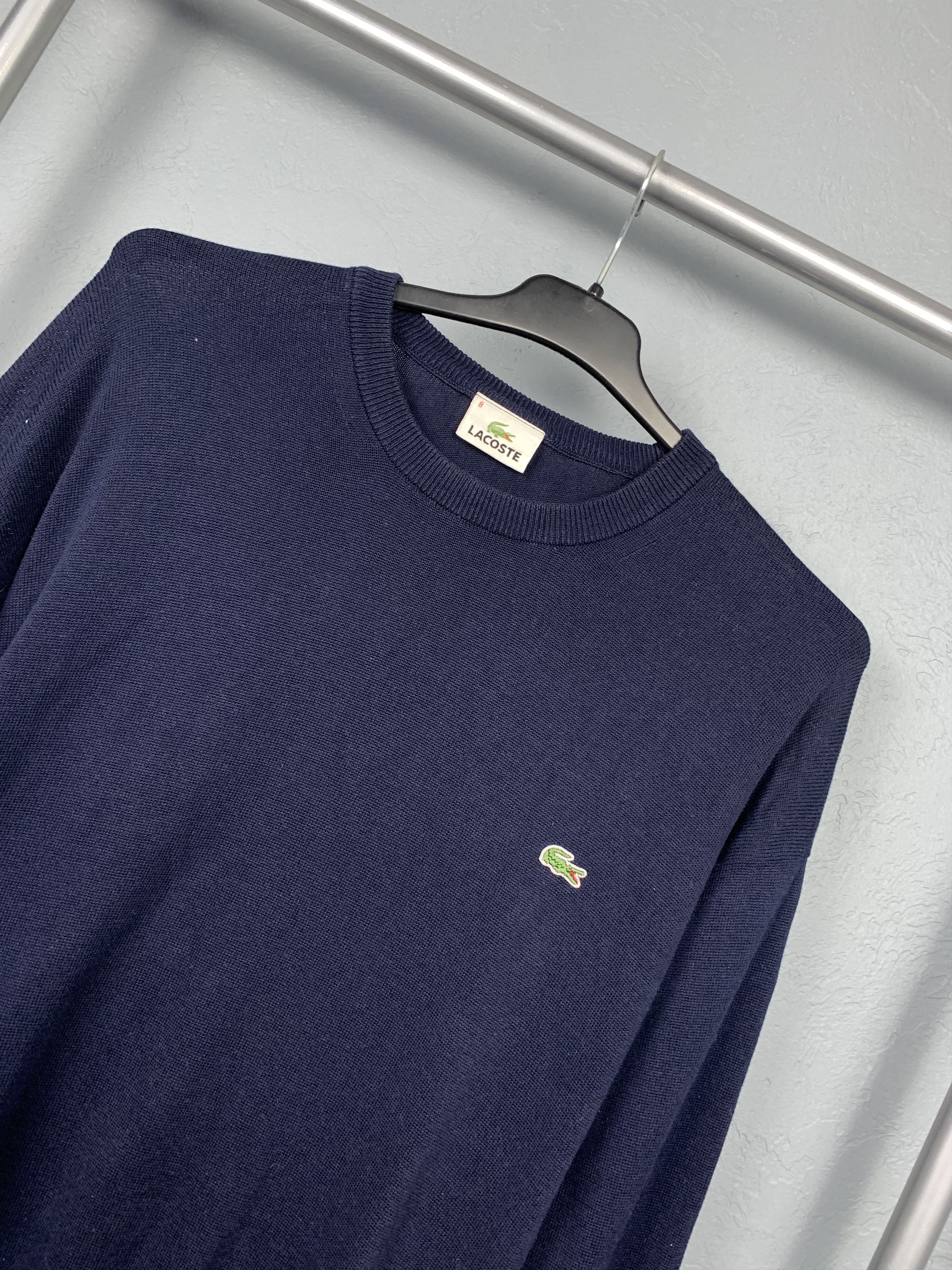 Lacoste Lacoste Vintage Mens Crew Neck Sweater Size US XL / EU 56 / 4 - 2 Thumbnail