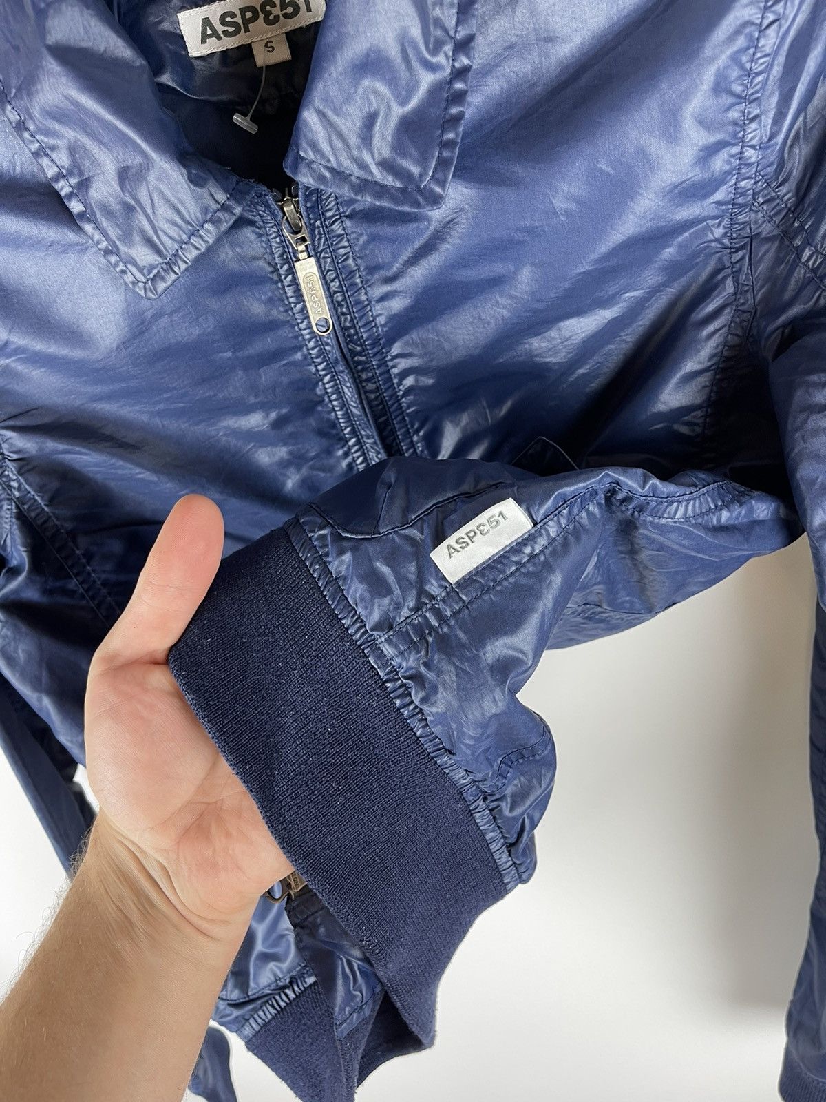 Aspesi Aspesi shimmer wmns bomber jacket logo Size S / US 4 / IT 40 - 11 Thumbnail