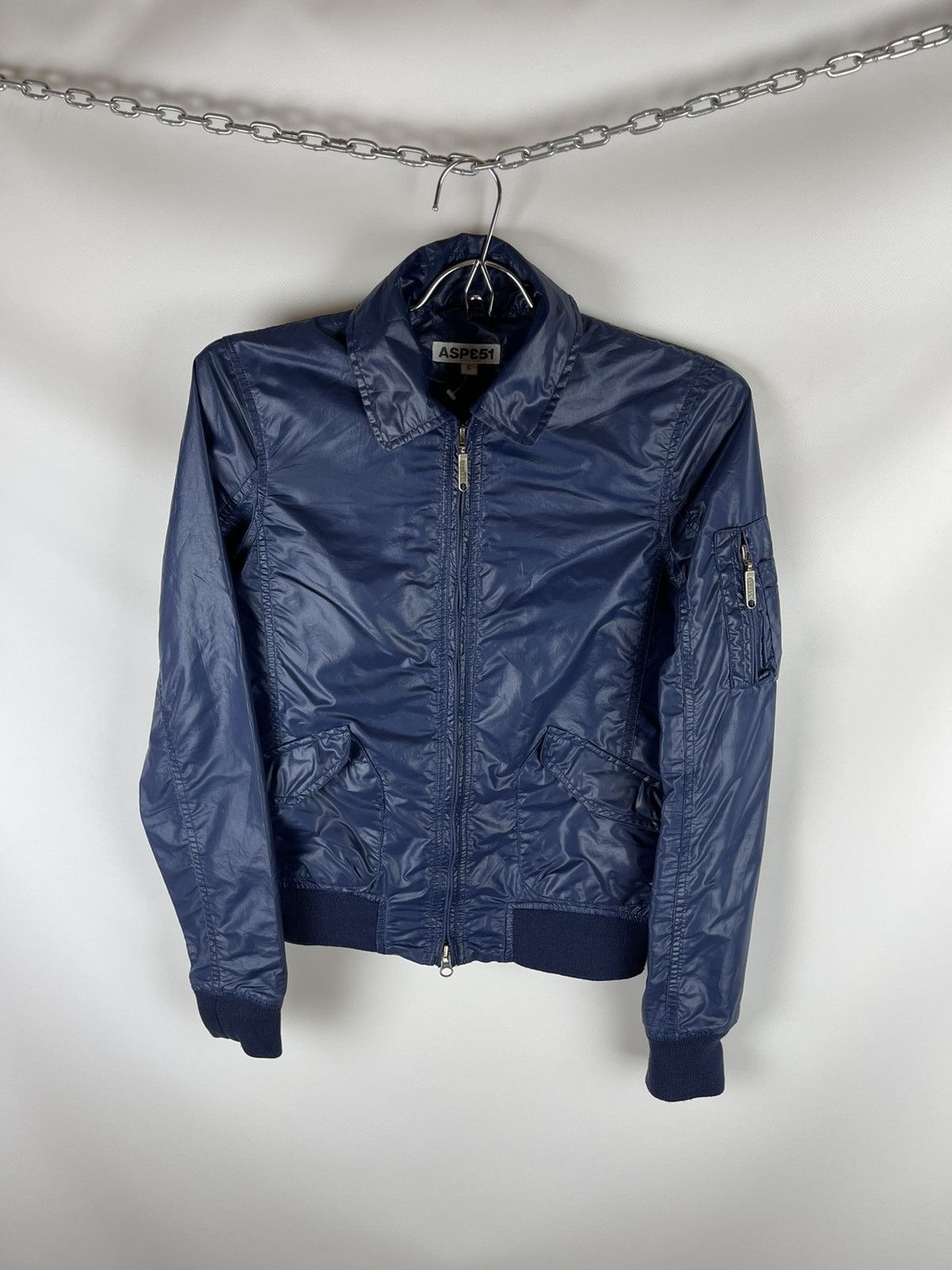 Aspesi Aspesi shimmer wmns bomber jacket logo Size S / US 4 / IT 40 - 1 Thumbnail