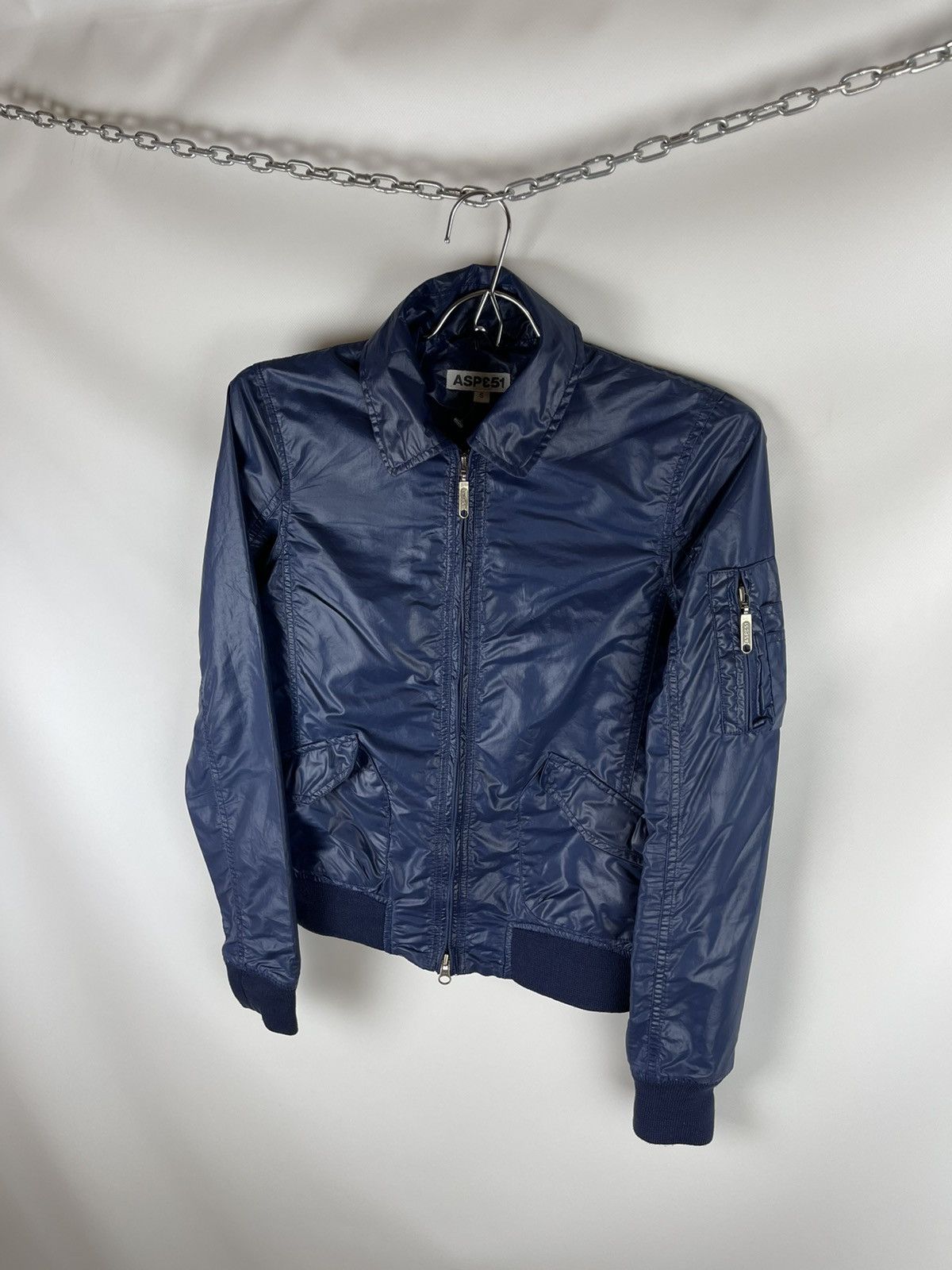 Aspesi Aspesi shimmer wmns bomber jacket logo Size S / US 4 / IT 40 - 5 Thumbnail