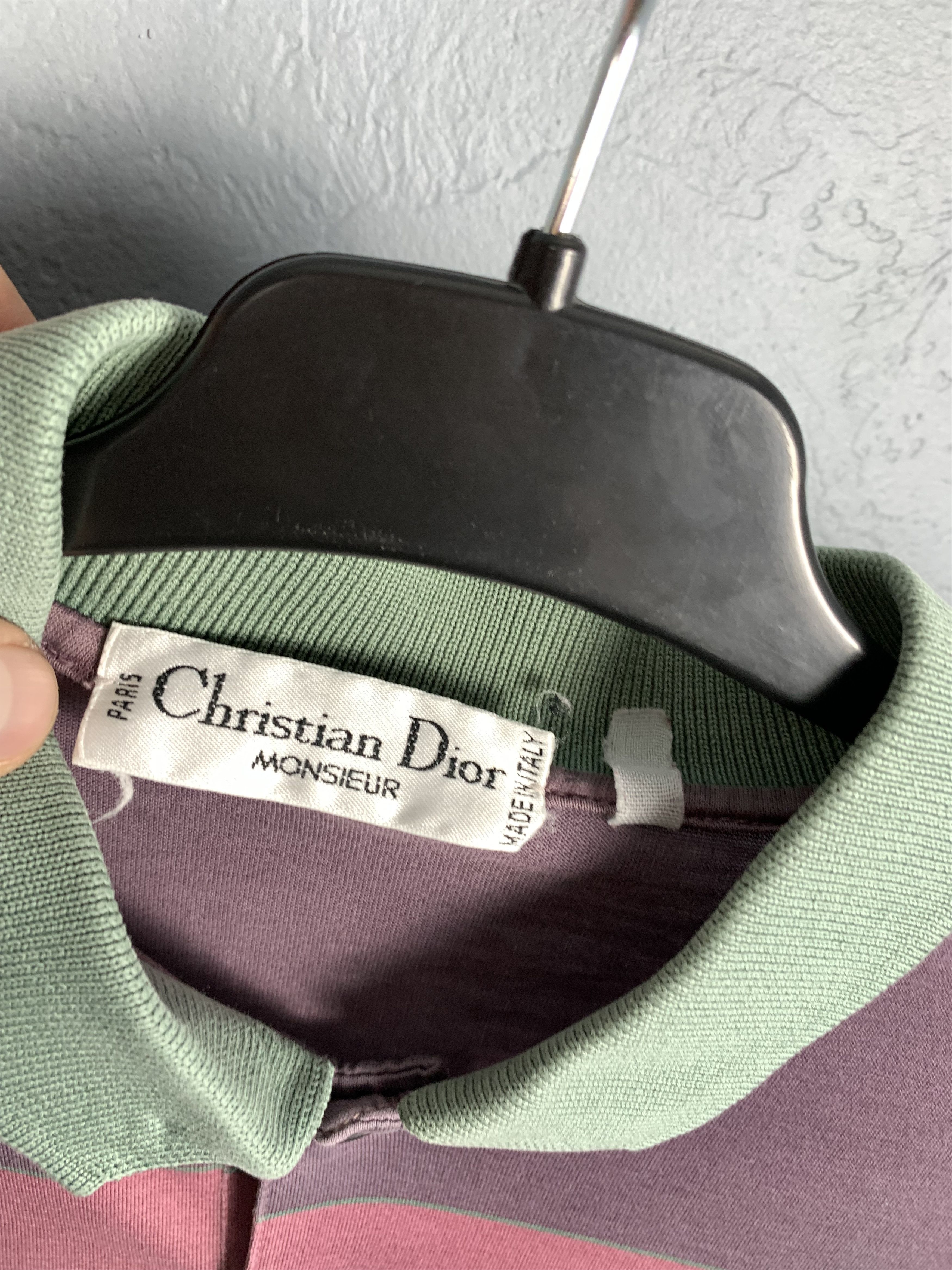 Christian Dior Monsieur Christian Dior Vintage Mens Polo Shirt Size US M / EU 48-50 / 2 - 3 Thumbnail