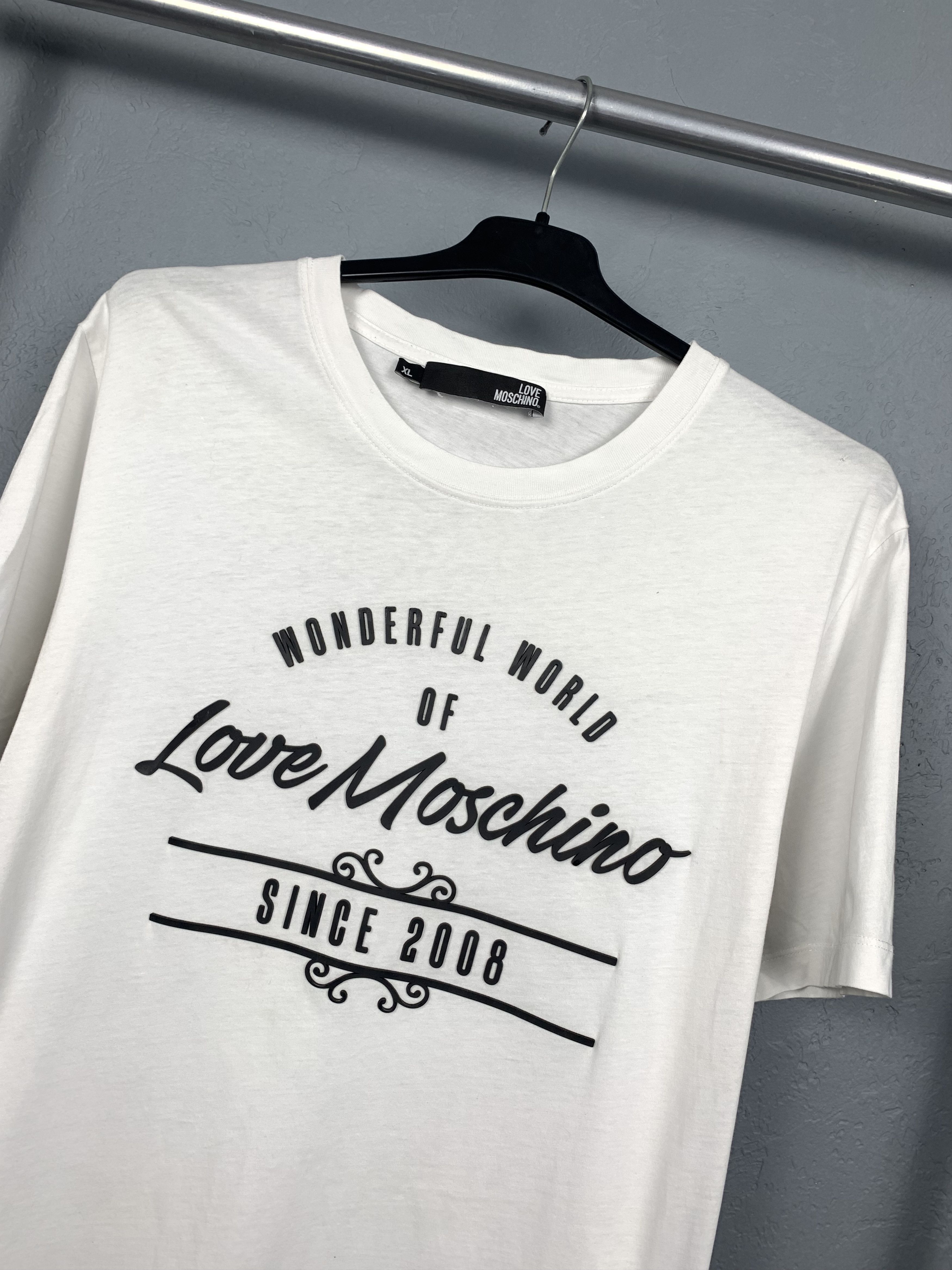 Moschino Love Moschino Mens T-Shirt Tee Size US L / EU 52-54 / 3 - 2 Thumbnail