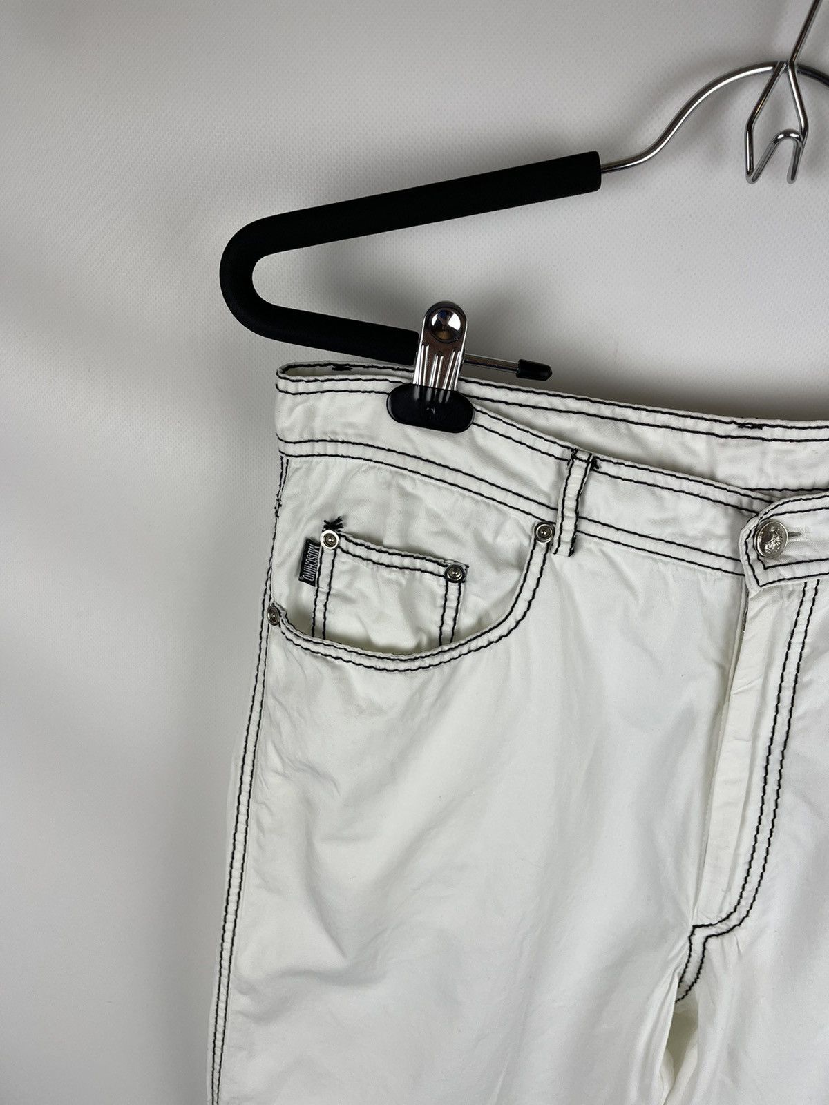 Moschino × Vintage Moschino Cheap & Chic vintage 1997 white casual pants chino Size 32" / US 10 / IT 46 - 5 Thumbnail