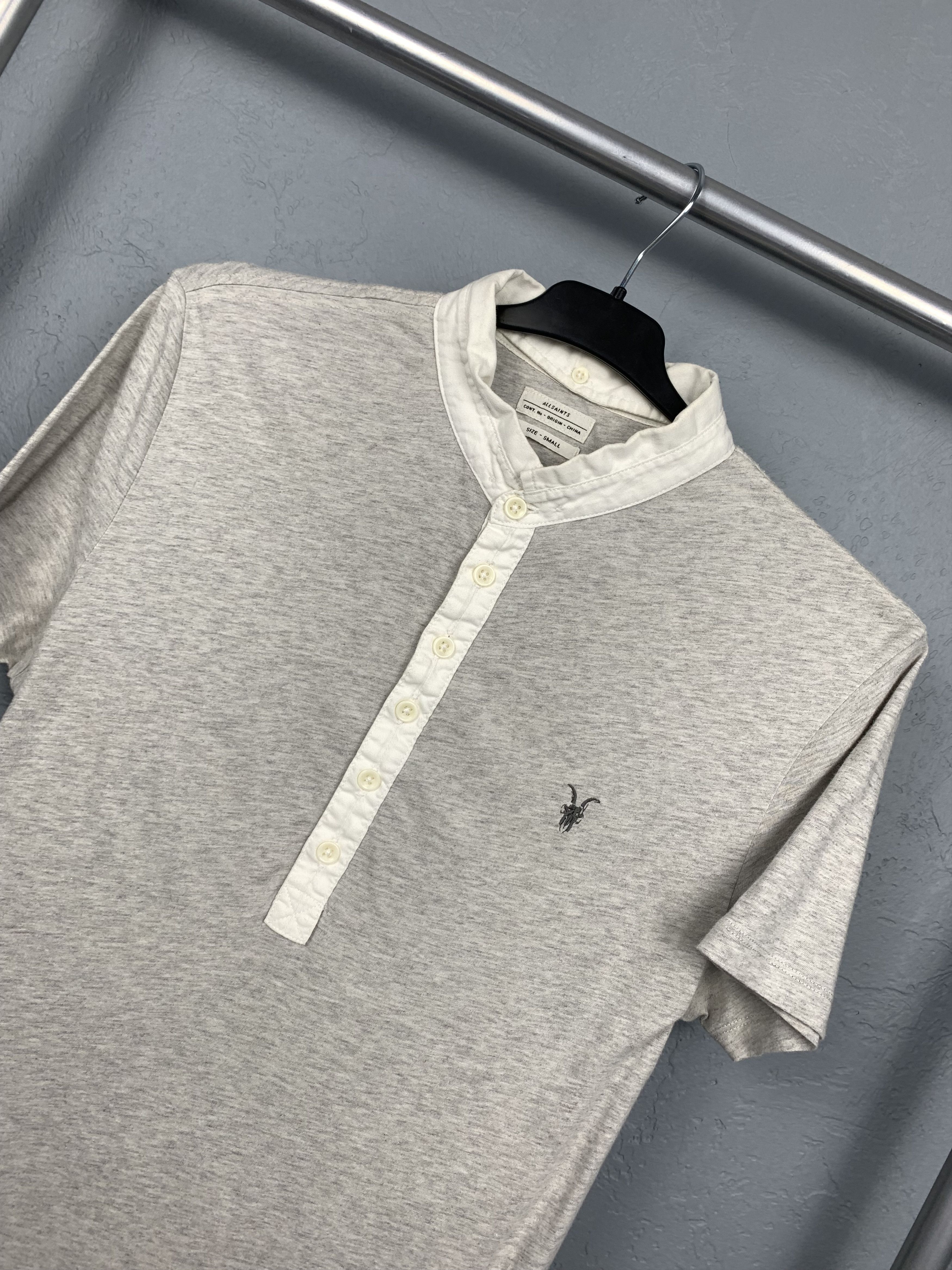 Allsaints Allsaints Saints Vintage Mens Polo Shirt Size US S / EU 44-46 / 1 - 2 Thumbnail