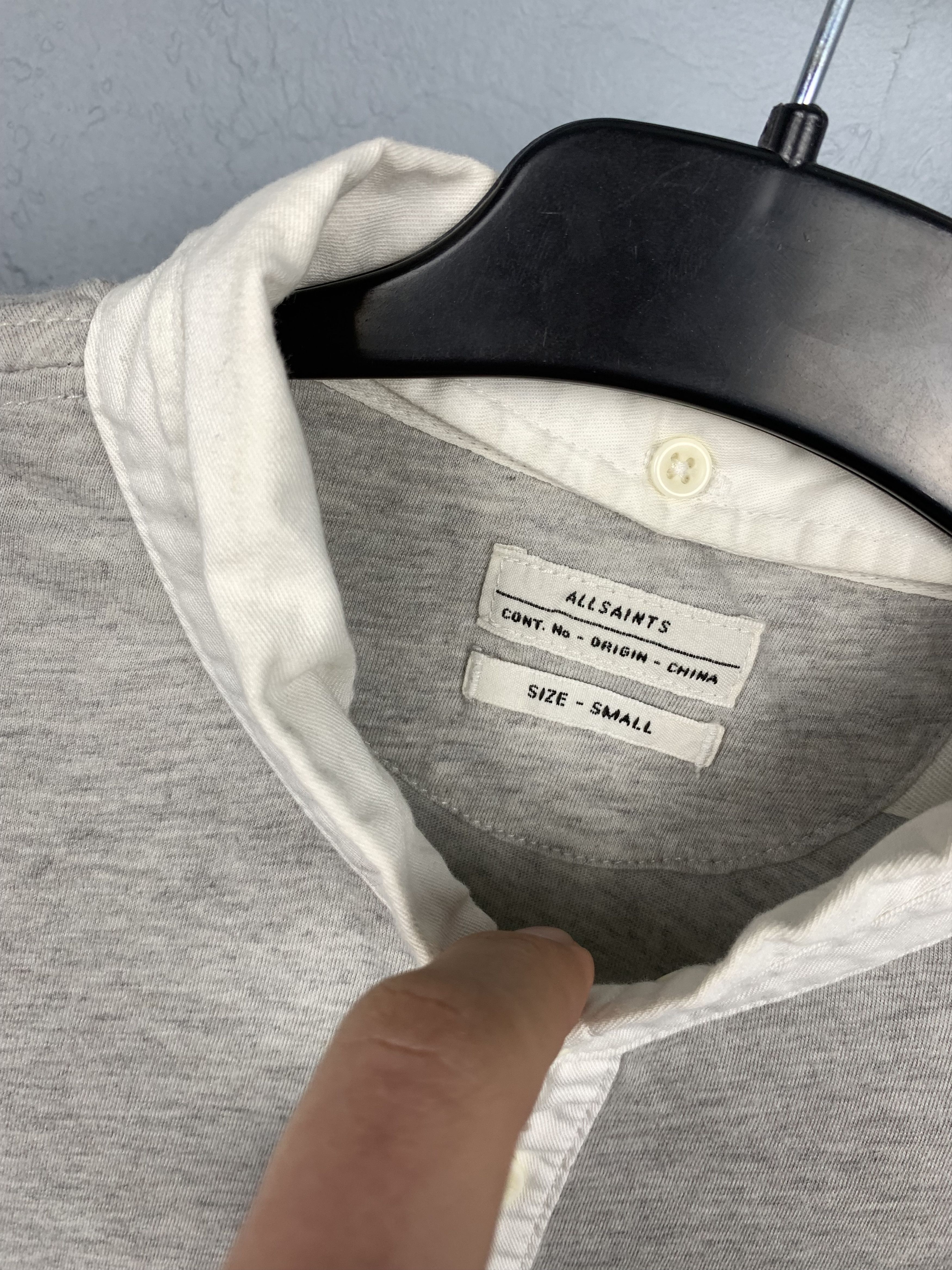 Allsaints Allsaints Saints Vintage Mens Polo Shirt Size US S / EU 44-46 / 1 - 3 Thumbnail