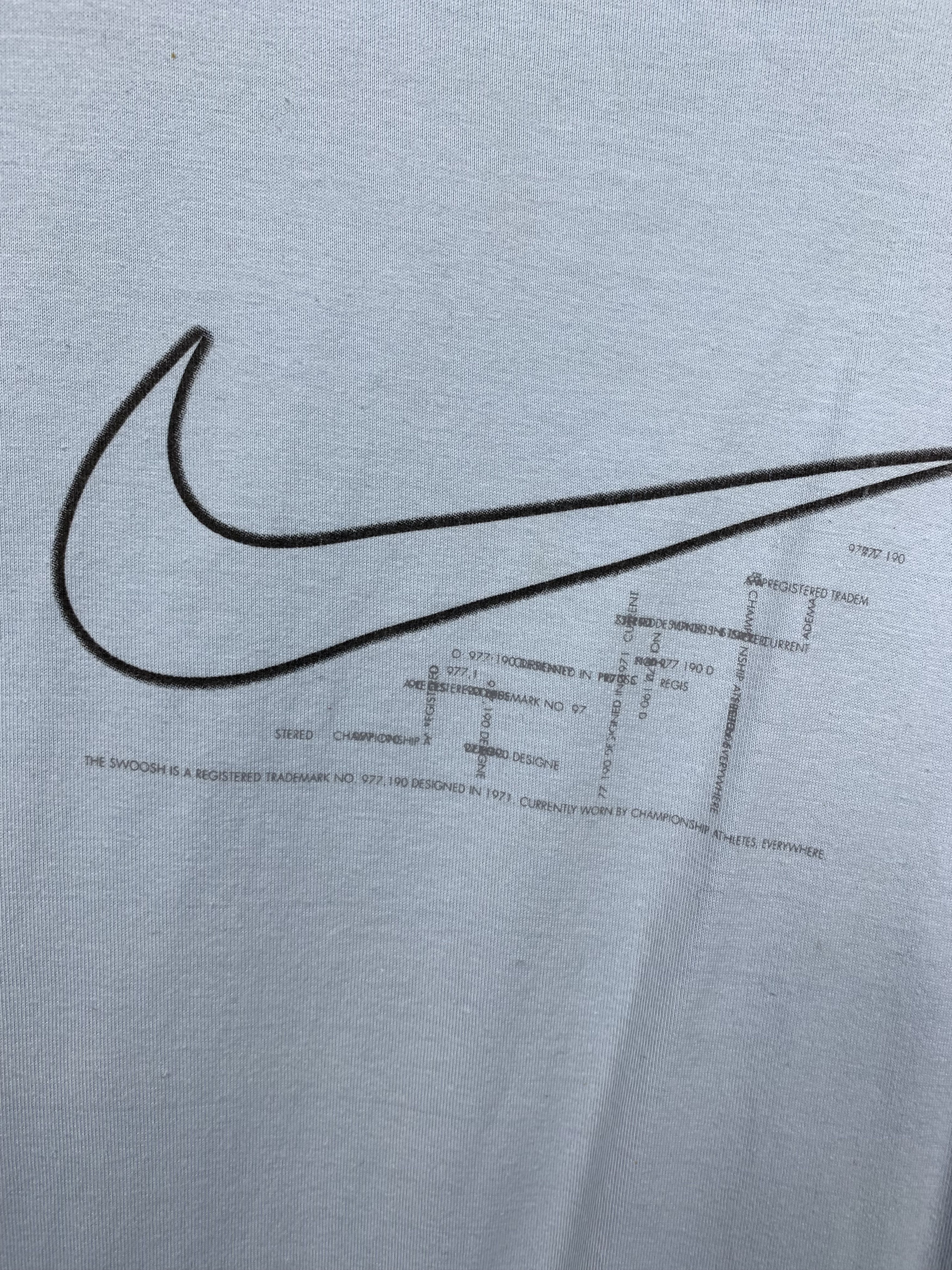 Nike × Vintage Nike Vintage Mens T-Shirt Tee Size US XL / EU 56 / 4 - 4 Thumbnail