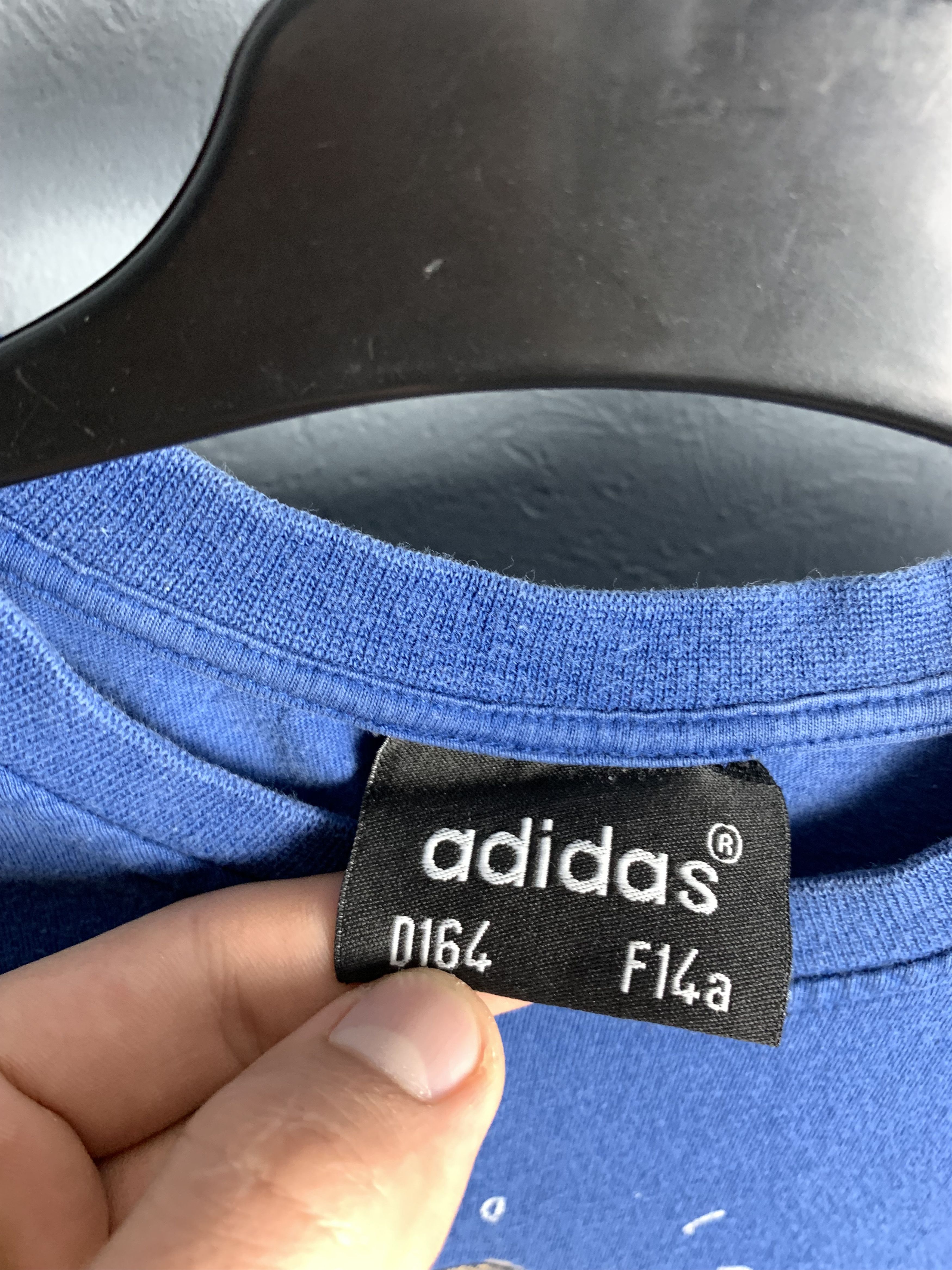 Adidas 90s Vintage Adidas Mens T-Shirt Tee Size US XS / EU 42 / 0 - 5 Thumbnail