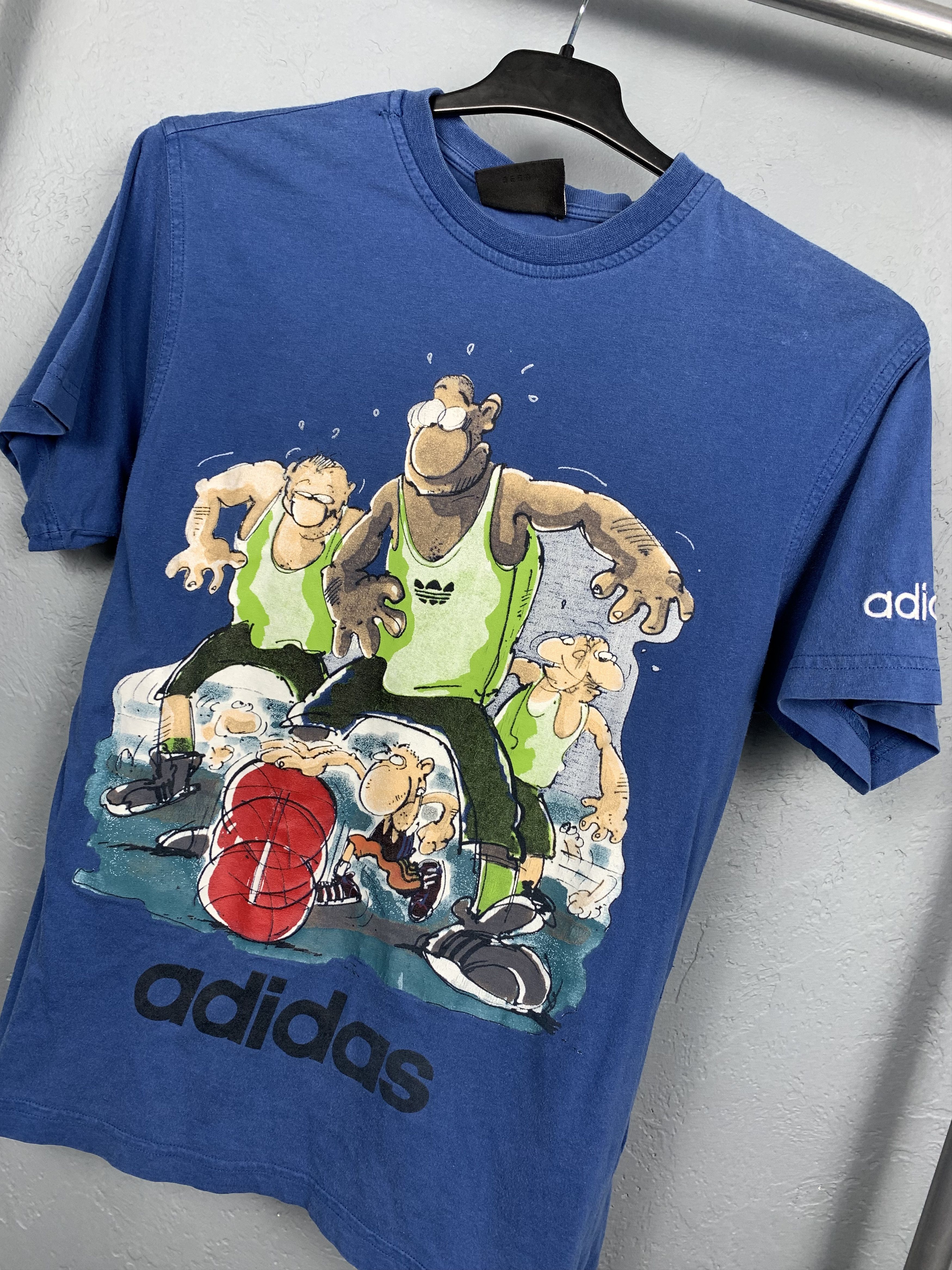 Adidas 90s Vintage Adidas Mens T-Shirt Tee Size US XS / EU 42 / 0 - 2 Thumbnail