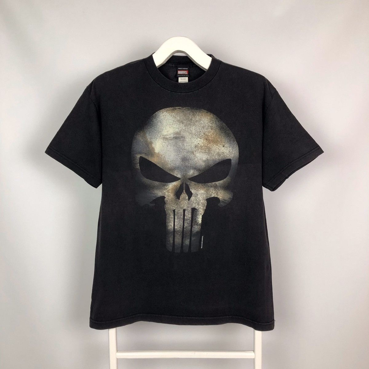 Marvel Comics Y2K Vintage Marvel Punisher Skull Logo Tee Size US L / EU 52-54 / 3 - 1 Thumbnail