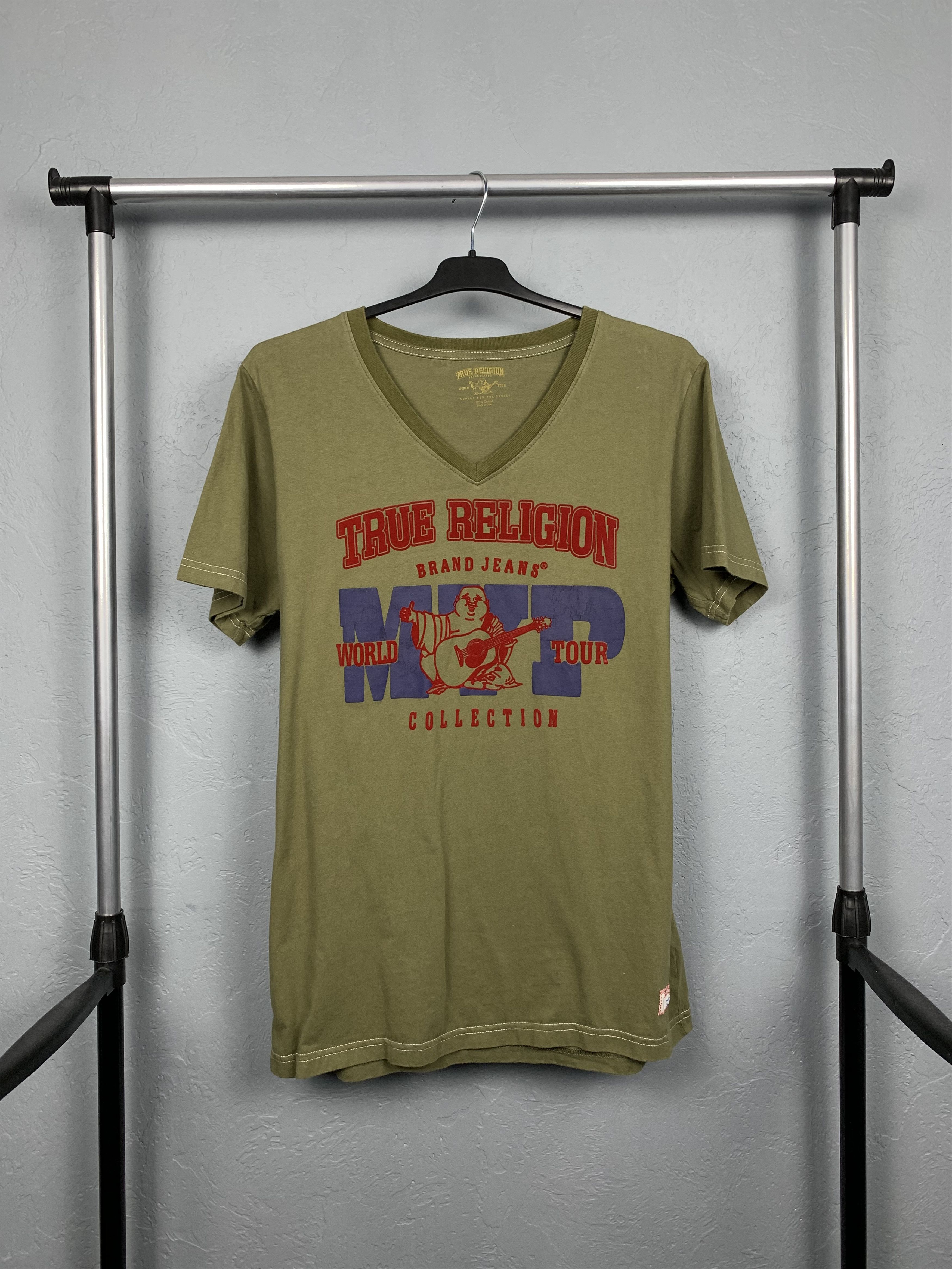 Japanese Brand True Religion Mens T-Shirt Tee Size US L / EU 52-54 / 3 - 1 Thumbnail